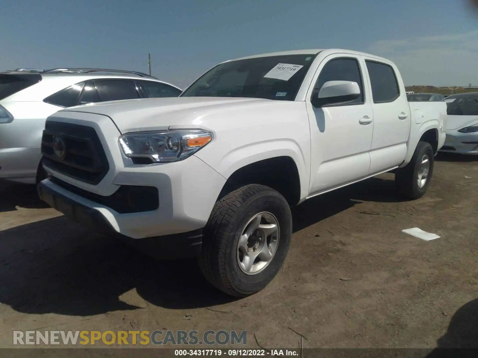 2 fotografías del automóvil dañado 3TMCZ5AN6MM423422 TOYOTA TACOMA 4WD 2021
