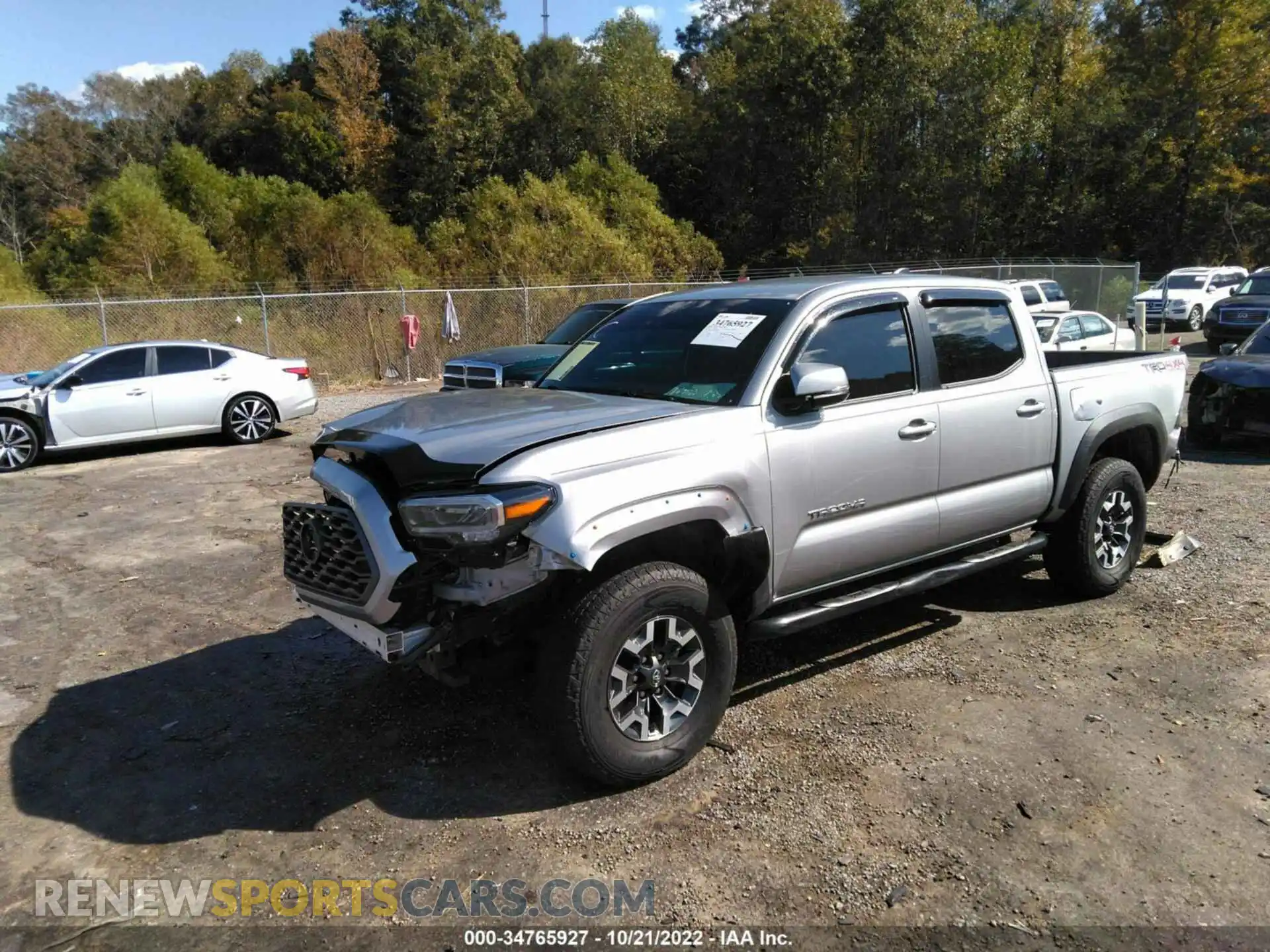 2 Фотография поврежденного автомобиля 3TMCZ5AN6MM437417 TOYOTA TACOMA 4WD 2021