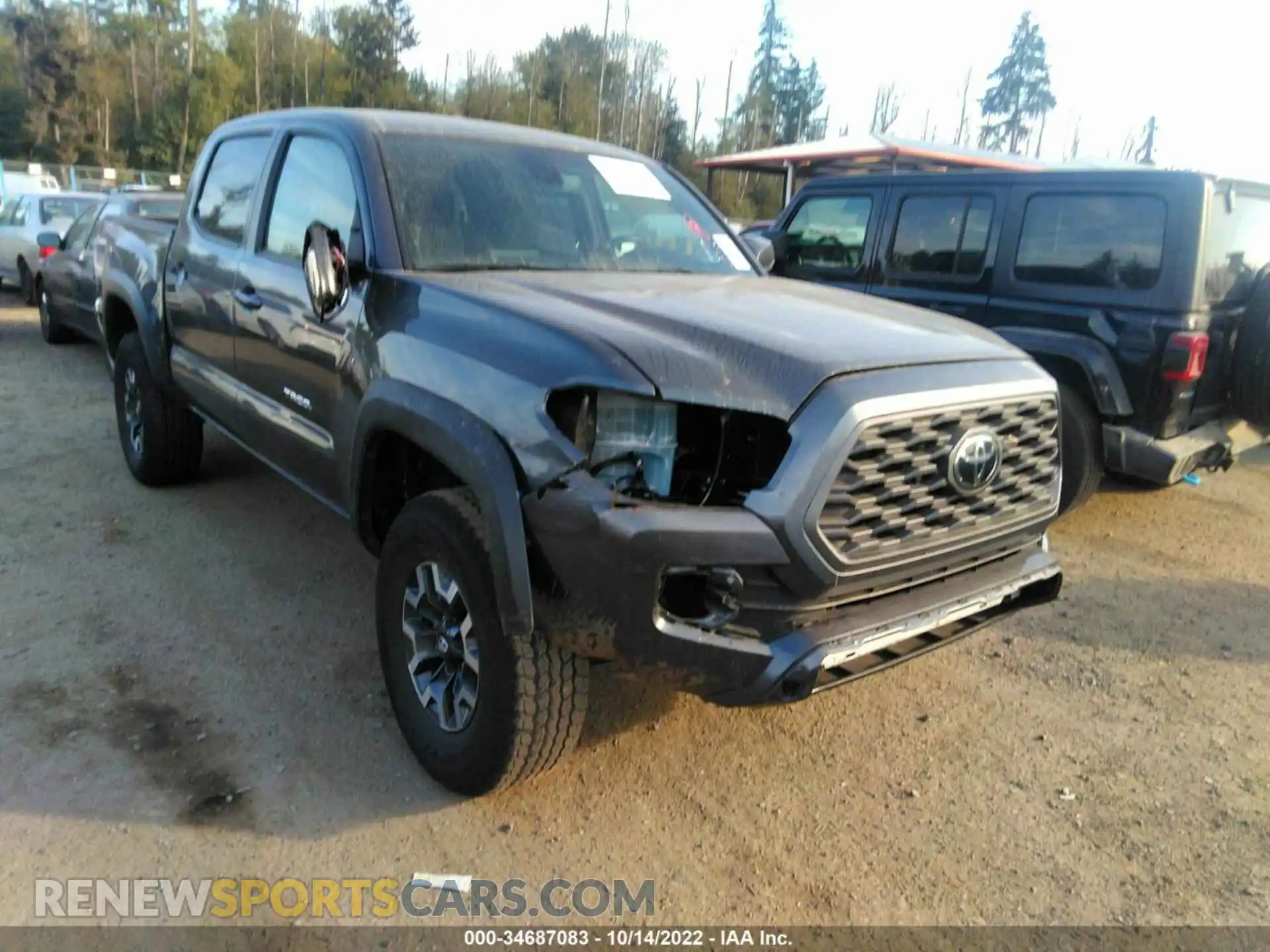 1 fotografías del automóvil dañado 3TMCZ5AN7MM395890 TOYOTA TACOMA 4WD 2021