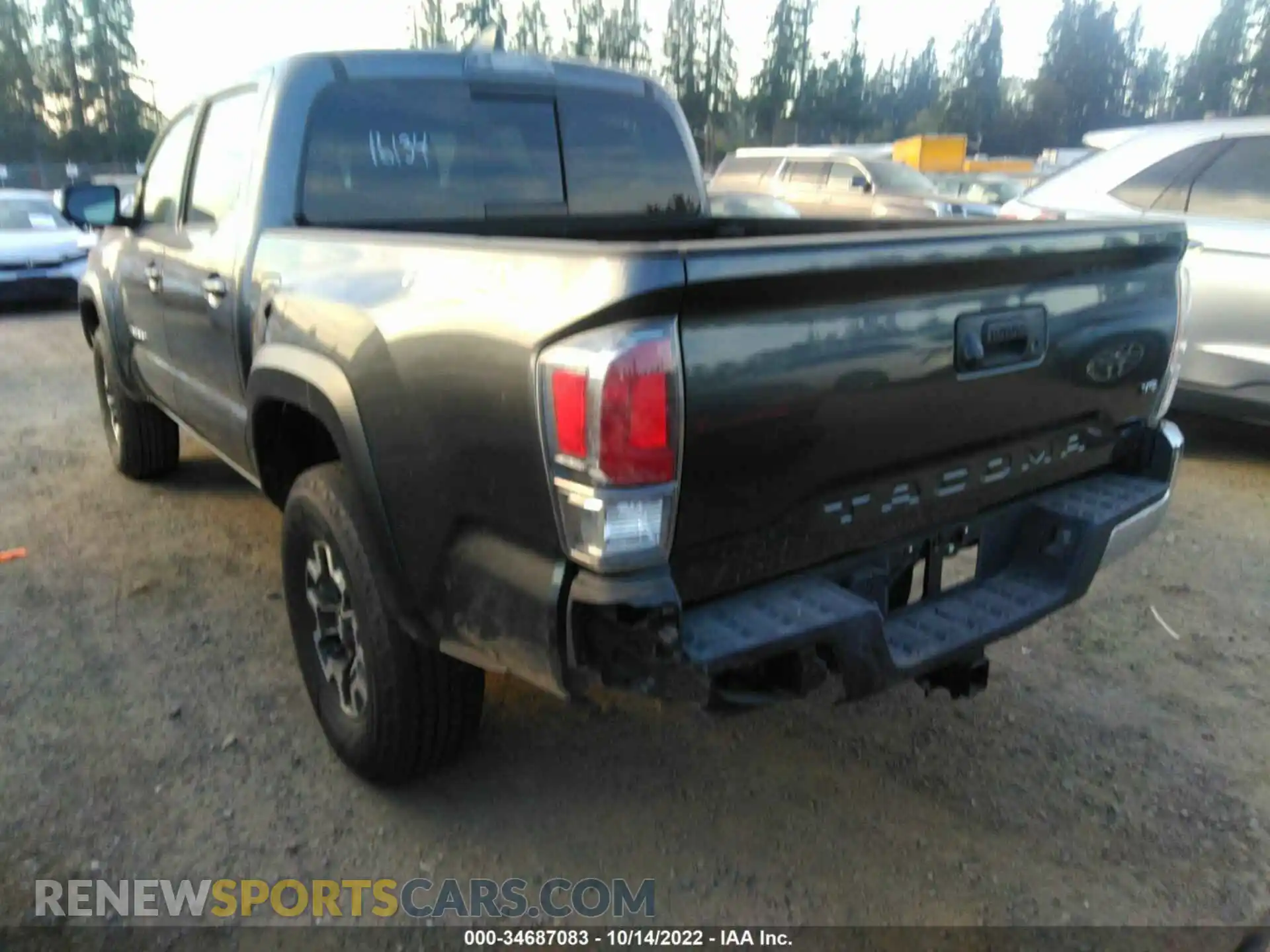 3 fotografías del automóvil dañado 3TMCZ5AN7MM395890 TOYOTA TACOMA 4WD 2021