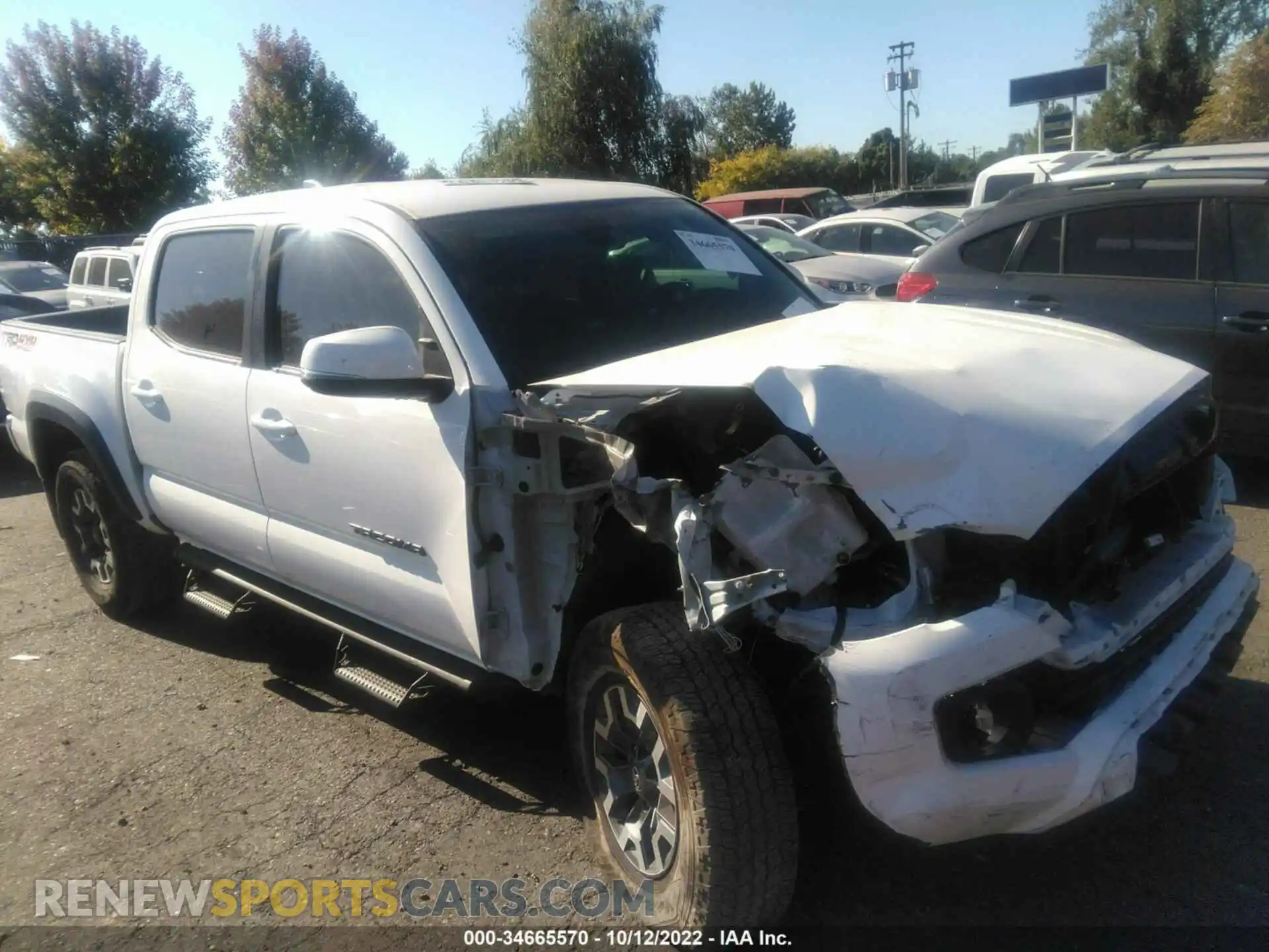 1 Фотография поврежденного автомобиля 3TMCZ5AN7MM403941 TOYOTA TACOMA 4WD 2021