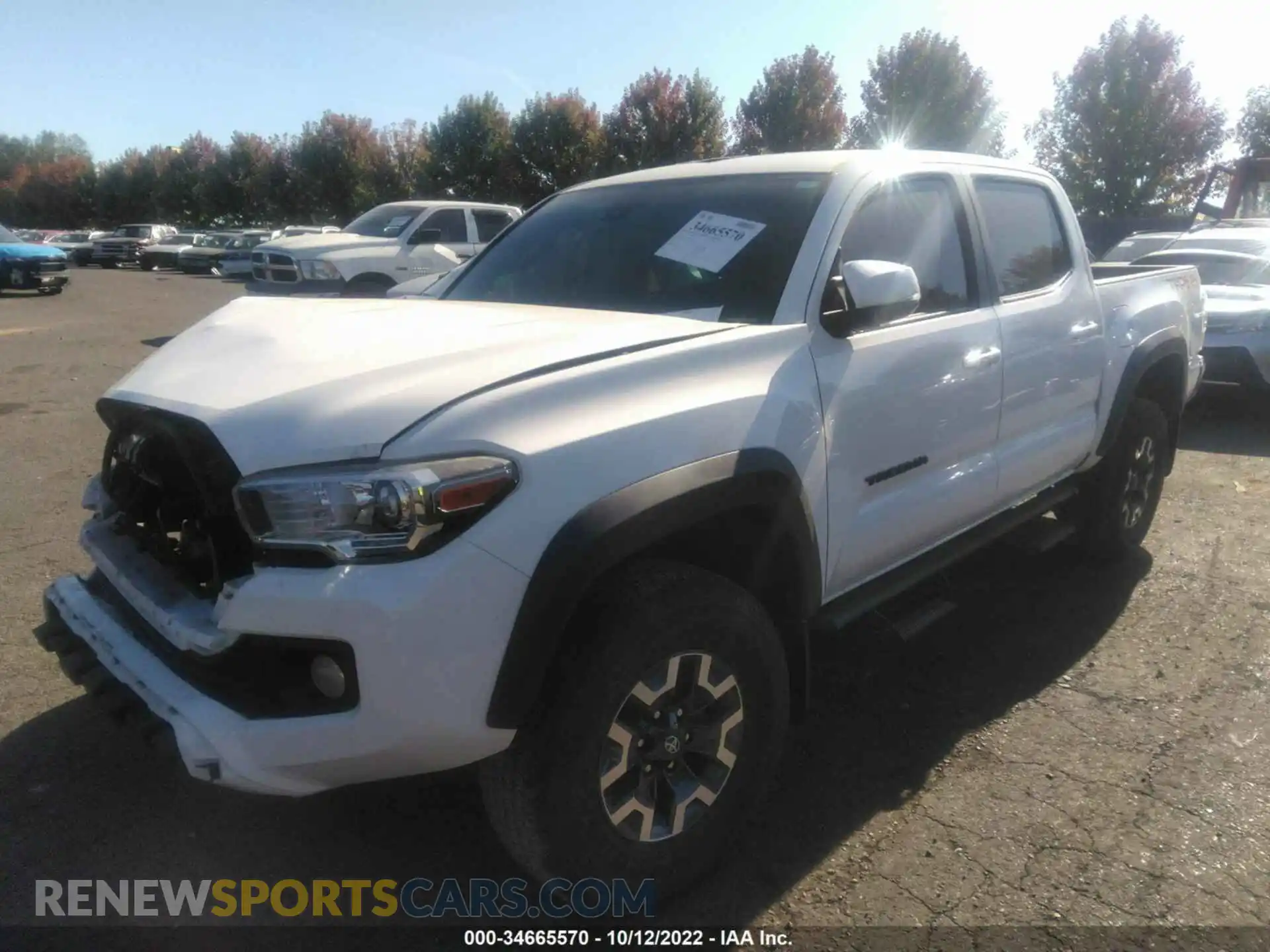 2 Фотография поврежденного автомобиля 3TMCZ5AN7MM403941 TOYOTA TACOMA 4WD 2021