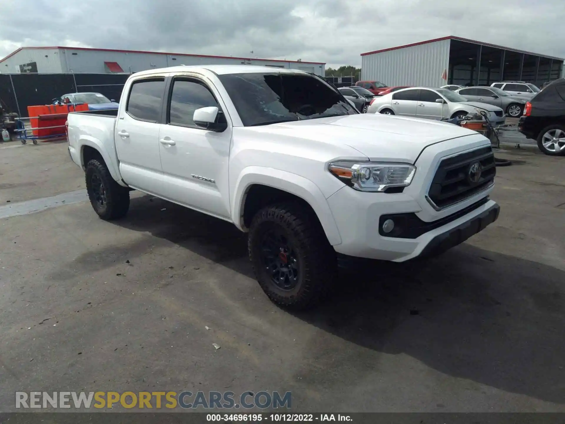 1 fotografías del automóvil dañado 3TMCZ5AN7MM416267 TOYOTA TACOMA 4WD 2021