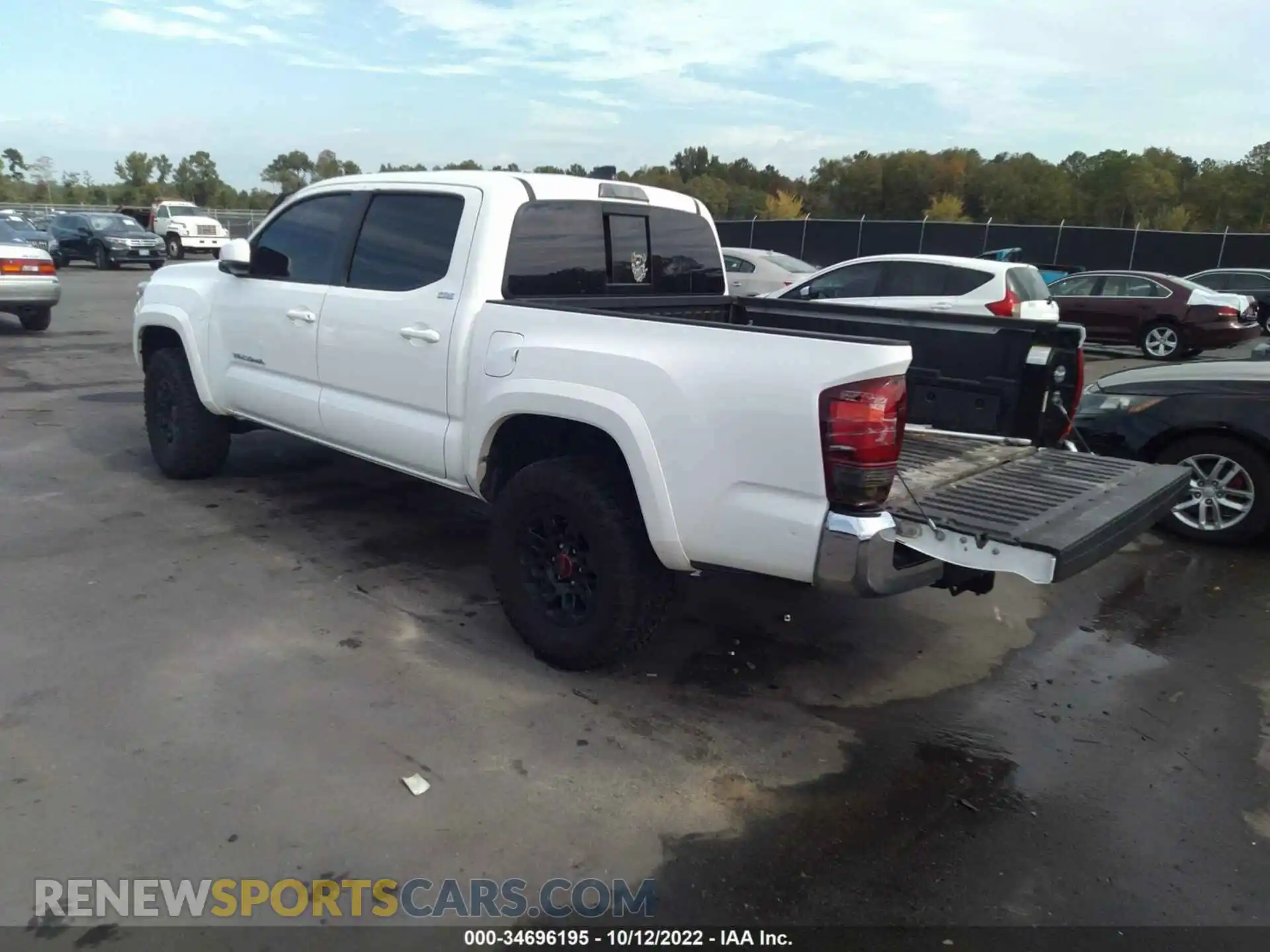 3 fotografías del automóvil dañado 3TMCZ5AN7MM416267 TOYOTA TACOMA 4WD 2021