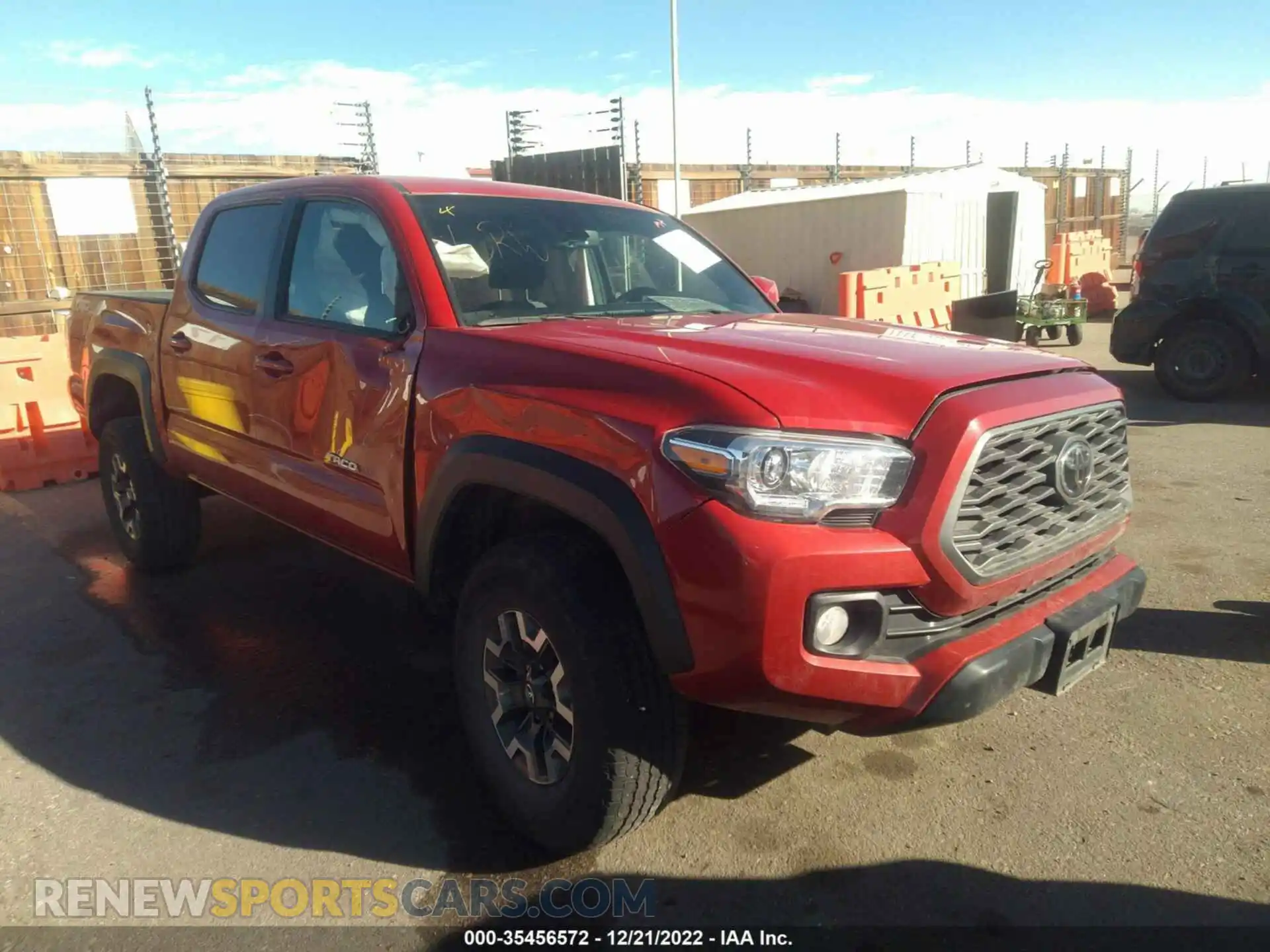 1 fotografías del automóvil dañado 3TMCZ5AN7MM420027 TOYOTA TACOMA 4WD 2021
