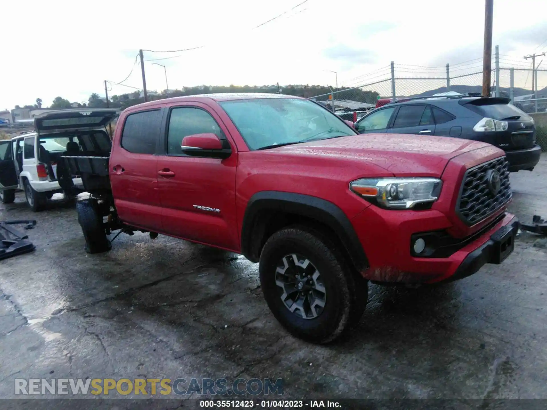 1 Фотография поврежденного автомобиля 3TMCZ5AN8MM381478 TOYOTA TACOMA 4WD 2021
