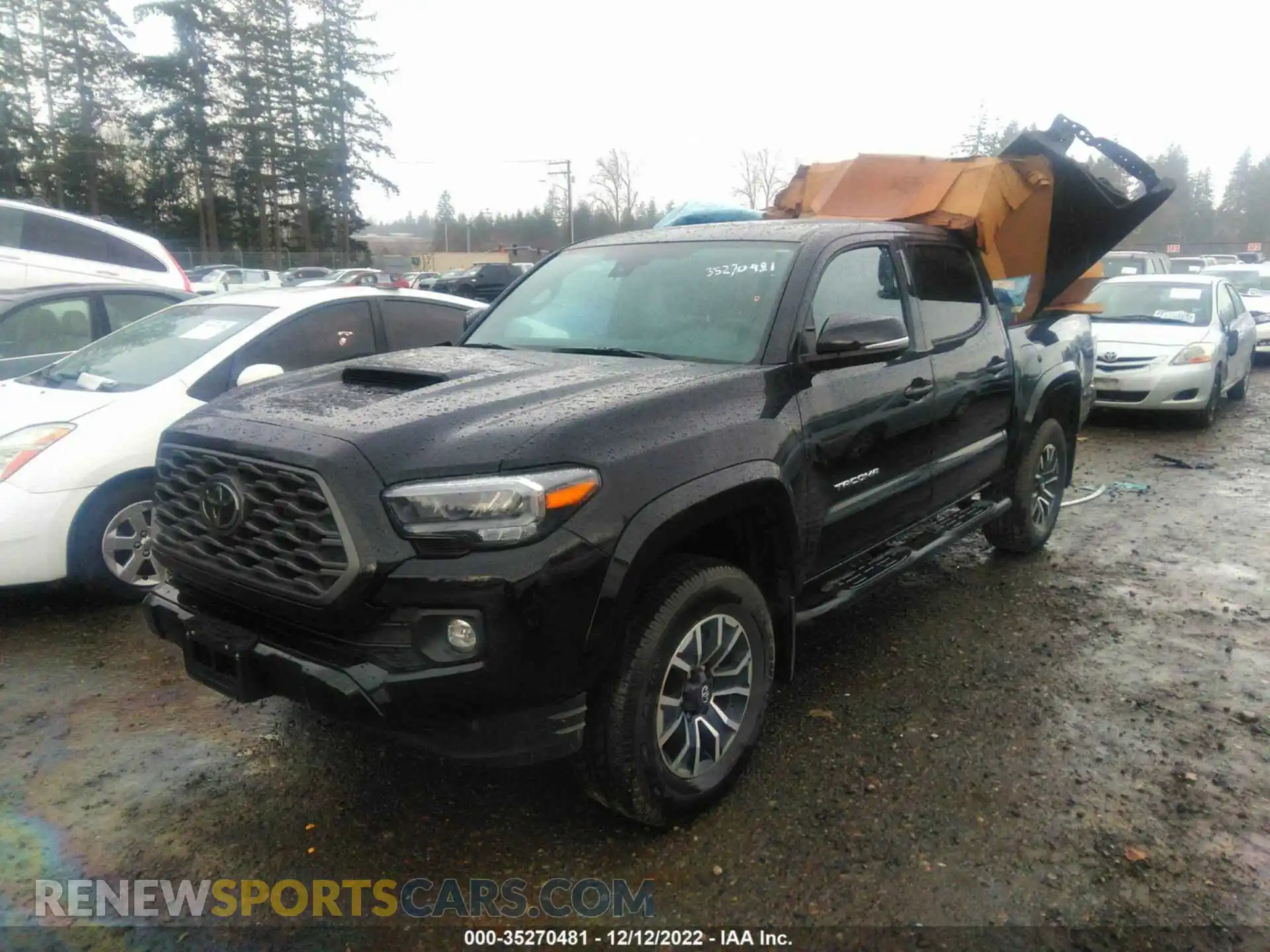2 fotografías del automóvil dañado 3TMCZ5AN8MM407089 TOYOTA TACOMA 4WD 2021
