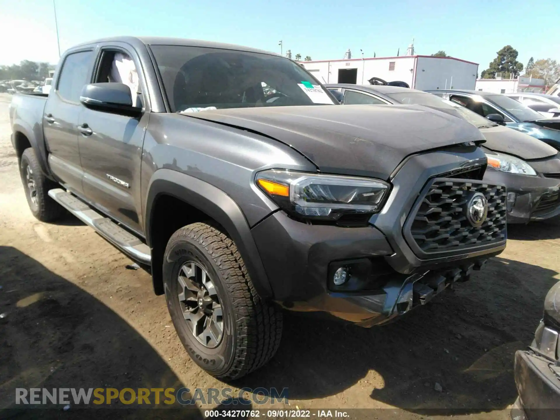 1 fotografías del automóvil dañado 3TMCZ5AN8MM438777 TOYOTA TACOMA 4WD 2021