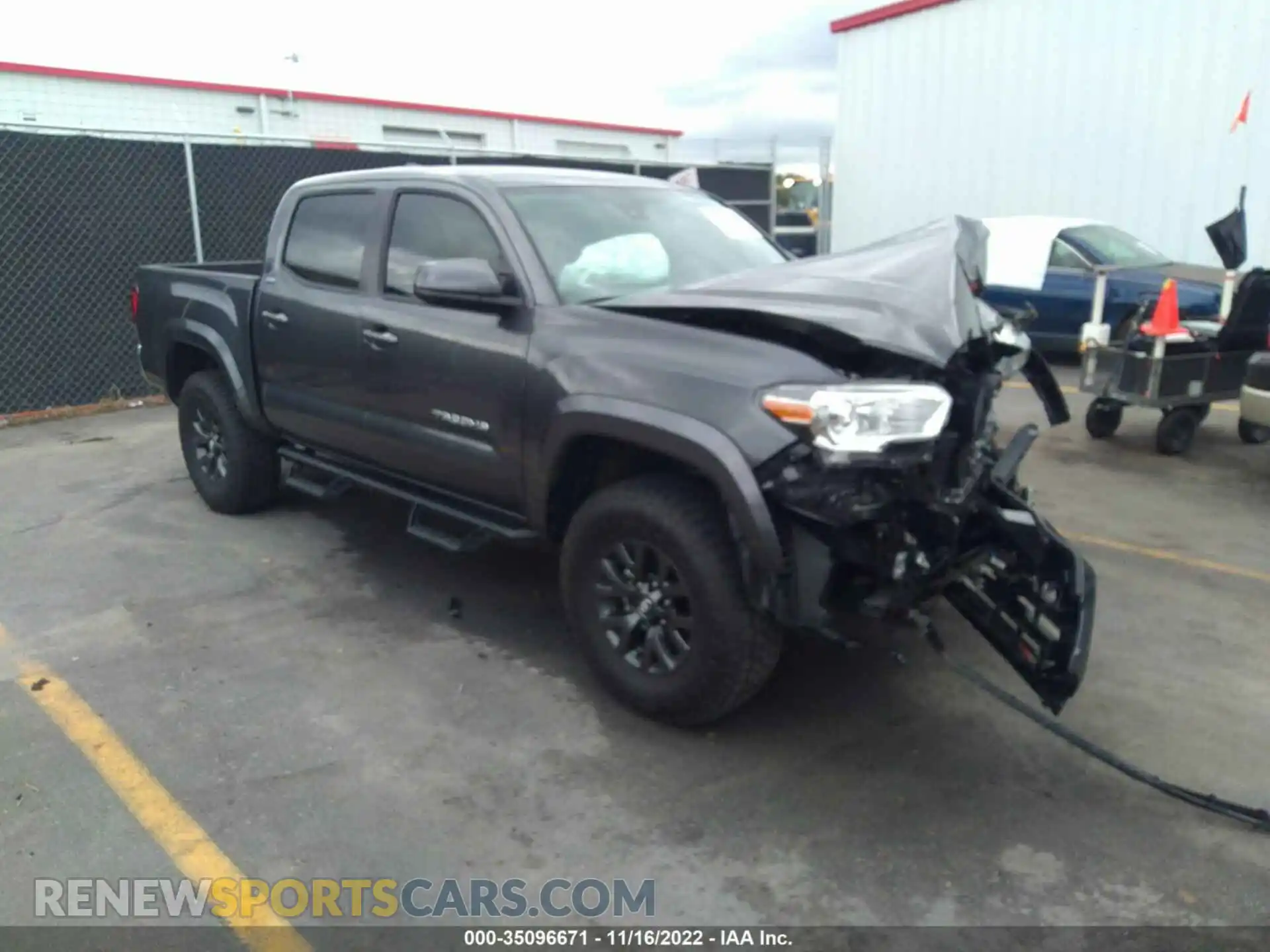 1 fotografías del automóvil dañado 3TMCZ5ANXMM416263 TOYOTA TACOMA 4WD 2021
