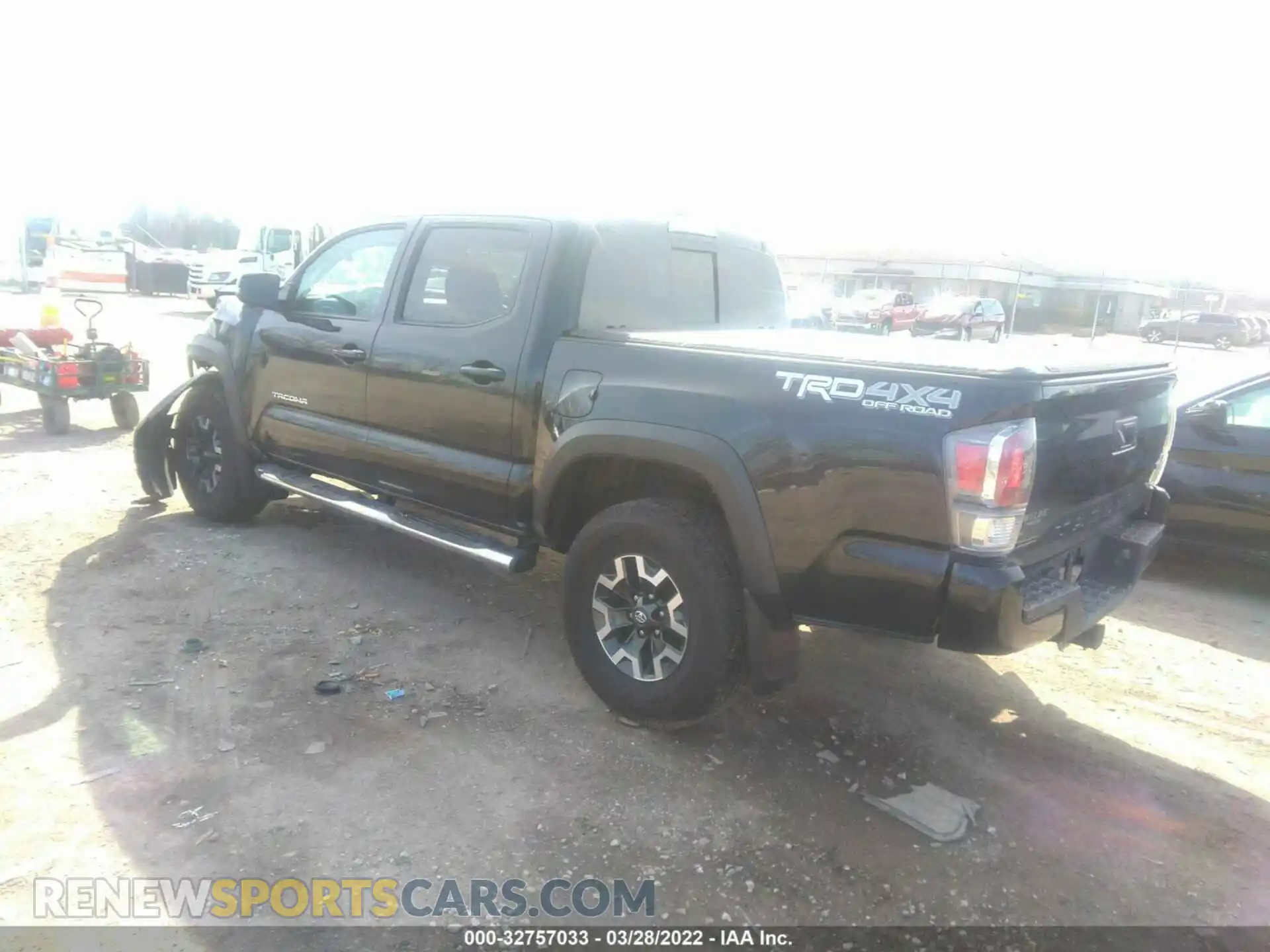 3 fotografías del automóvil dañado 3TMCZ5ANXMM419177 TOYOTA TACOMA 4WD 2021