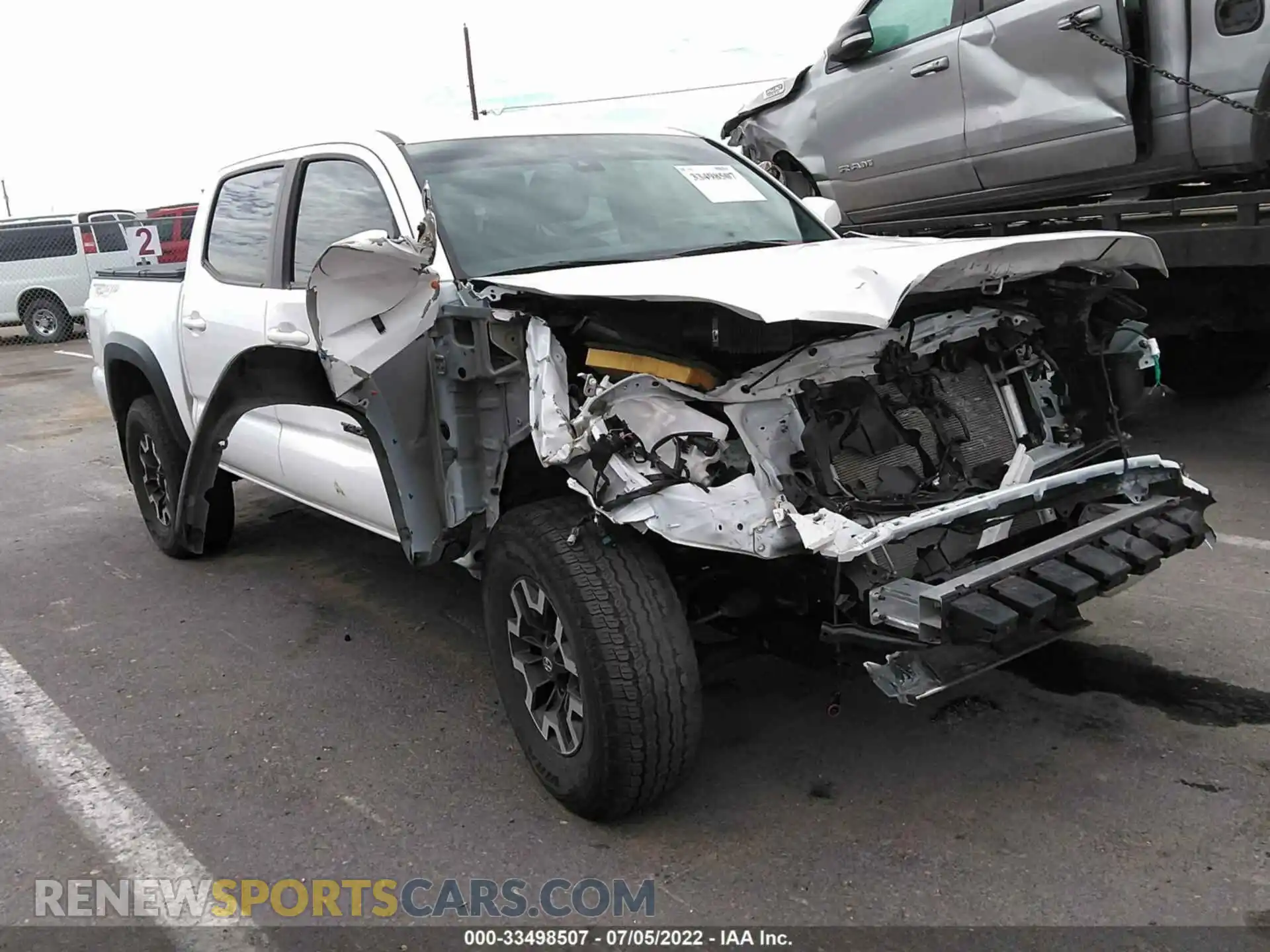 1 fotografías del automóvil dañado 3TMCZ5ANXMM428588 TOYOTA TACOMA 4WD 2021