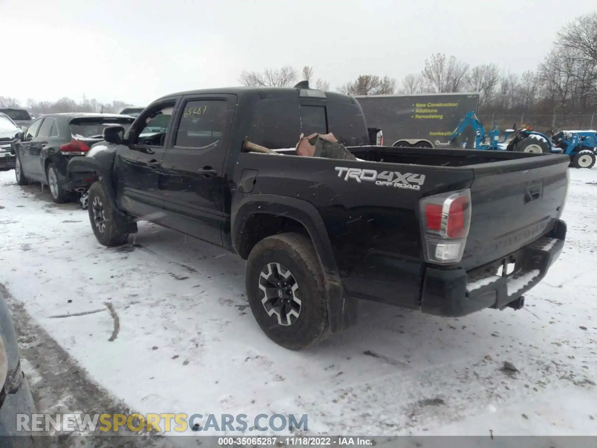 3 fotografías del automóvil dañado 3TMCZ5ANXMM433208 TOYOTA TACOMA 4WD 2021
