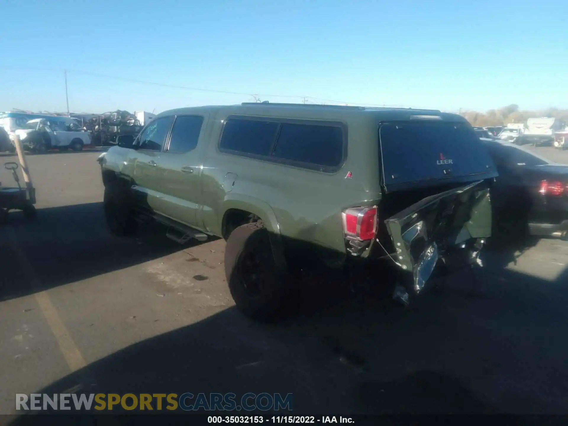 3 fotografías del automóvil dañado 3TMDZ5BN1MM099315 TOYOTA TACOMA 4WD 2021