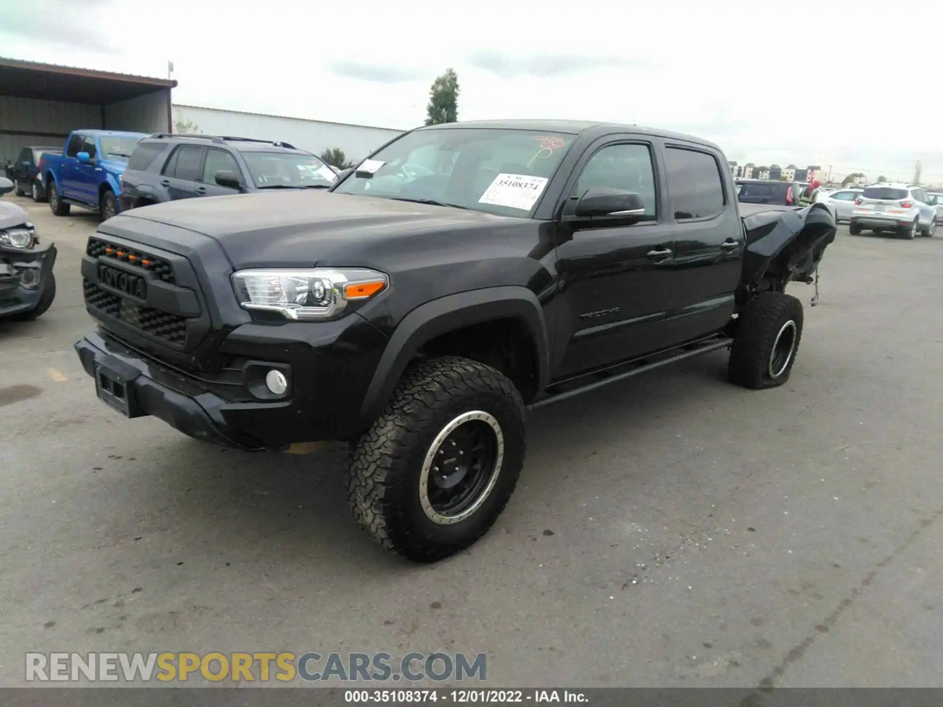 2 fotografías del automóvil dañado 3TMDZ5BN1MM102651 TOYOTA TACOMA 4WD 2021