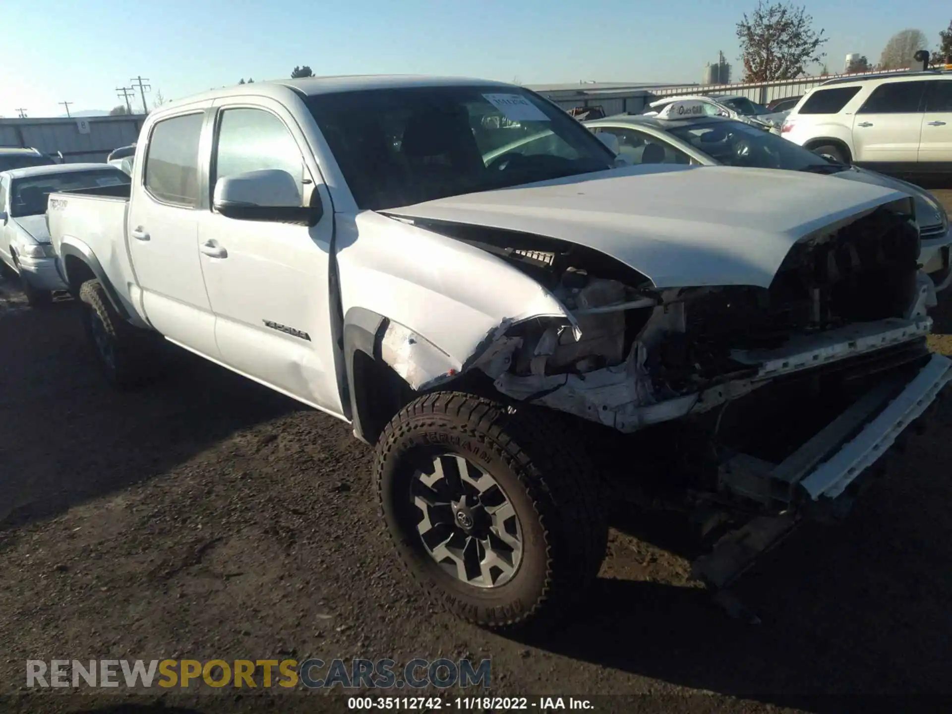 1 fotografías del automóvil dañado 3TMDZ5BN2MM100584 TOYOTA TACOMA 4WD 2021