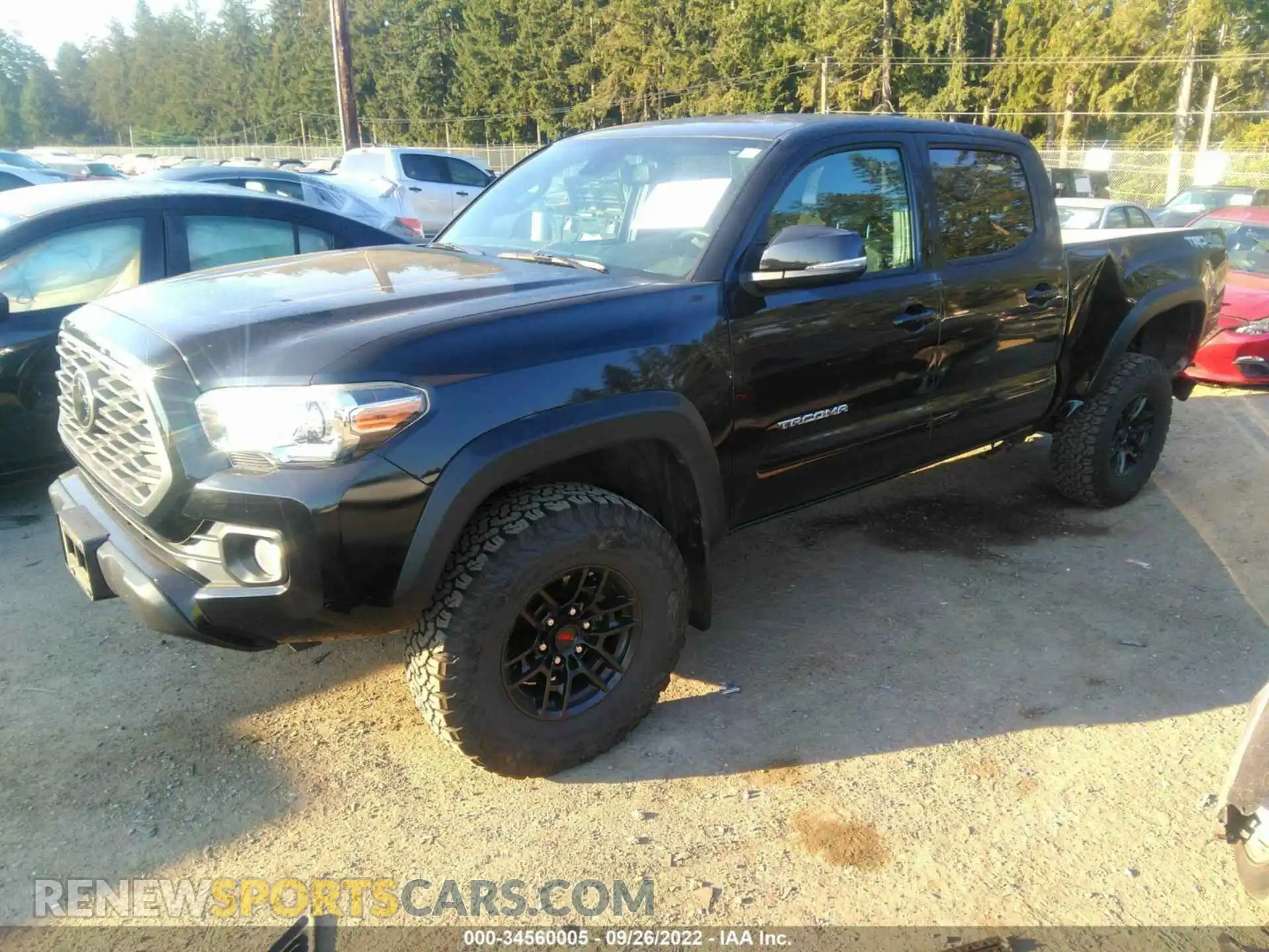 2 fotografías del automóvil dañado 3TMDZ5BN6MM100684 TOYOTA TACOMA 4WD 2021