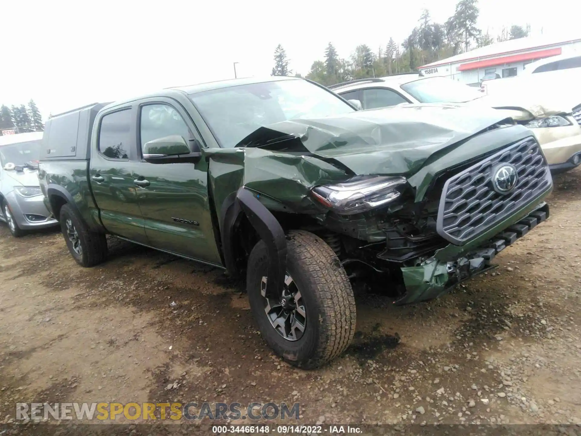 1 fotografías del automóvil dañado 3TMDZ5BN7MM118059 TOYOTA TACOMA 4WD 2021