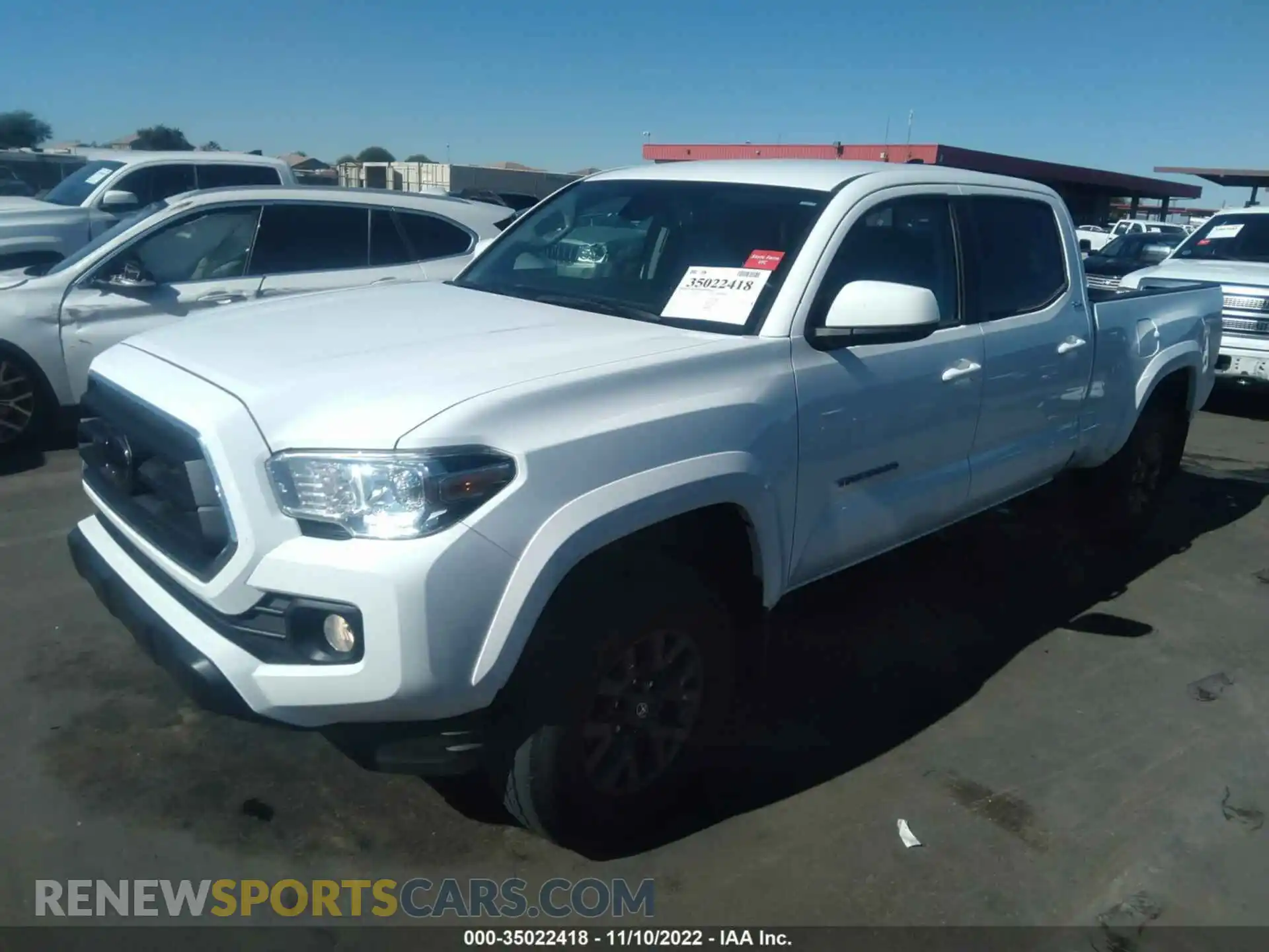 2 fotografías del automóvil dañado 3TMDZ5BN8MM107832 TOYOTA TACOMA 4WD 2021