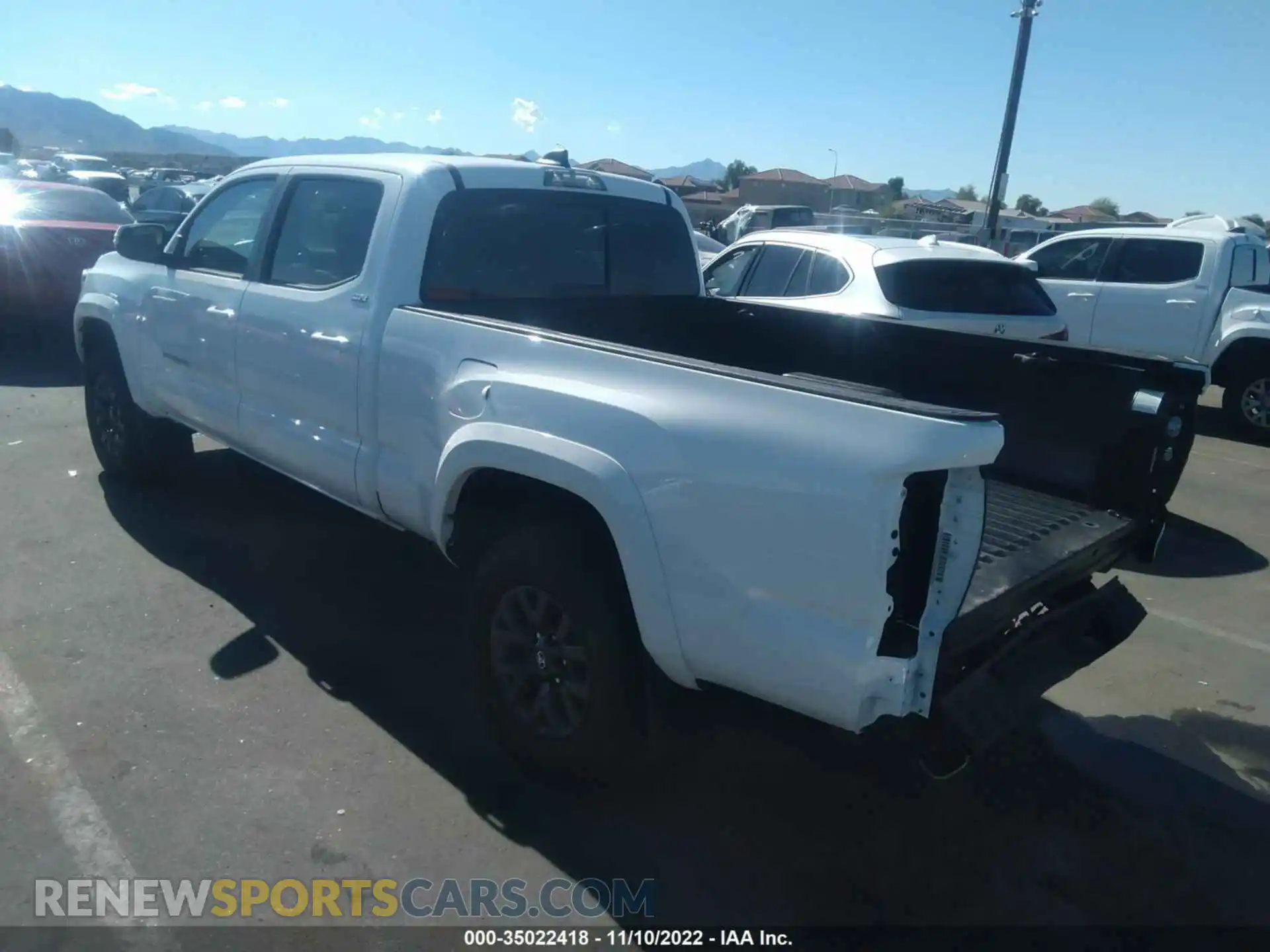 3 fotografías del automóvil dañado 3TMDZ5BN8MM107832 TOYOTA TACOMA 4WD 2021