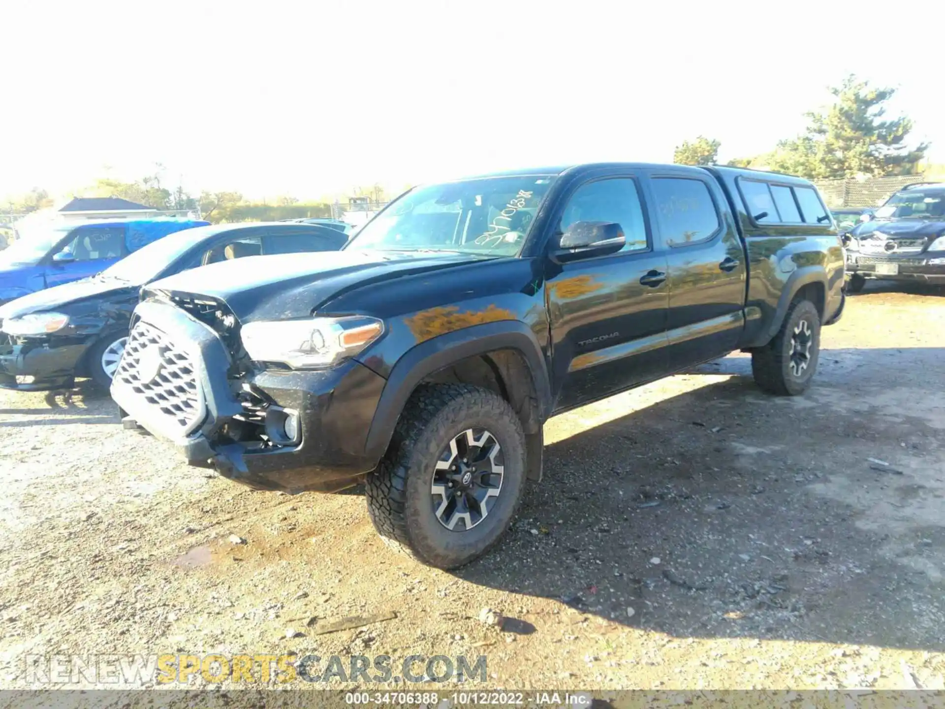 2 Фотография поврежденного автомобиля 3TMDZ5BNXMM102678 TOYOTA TACOMA 4WD 2021