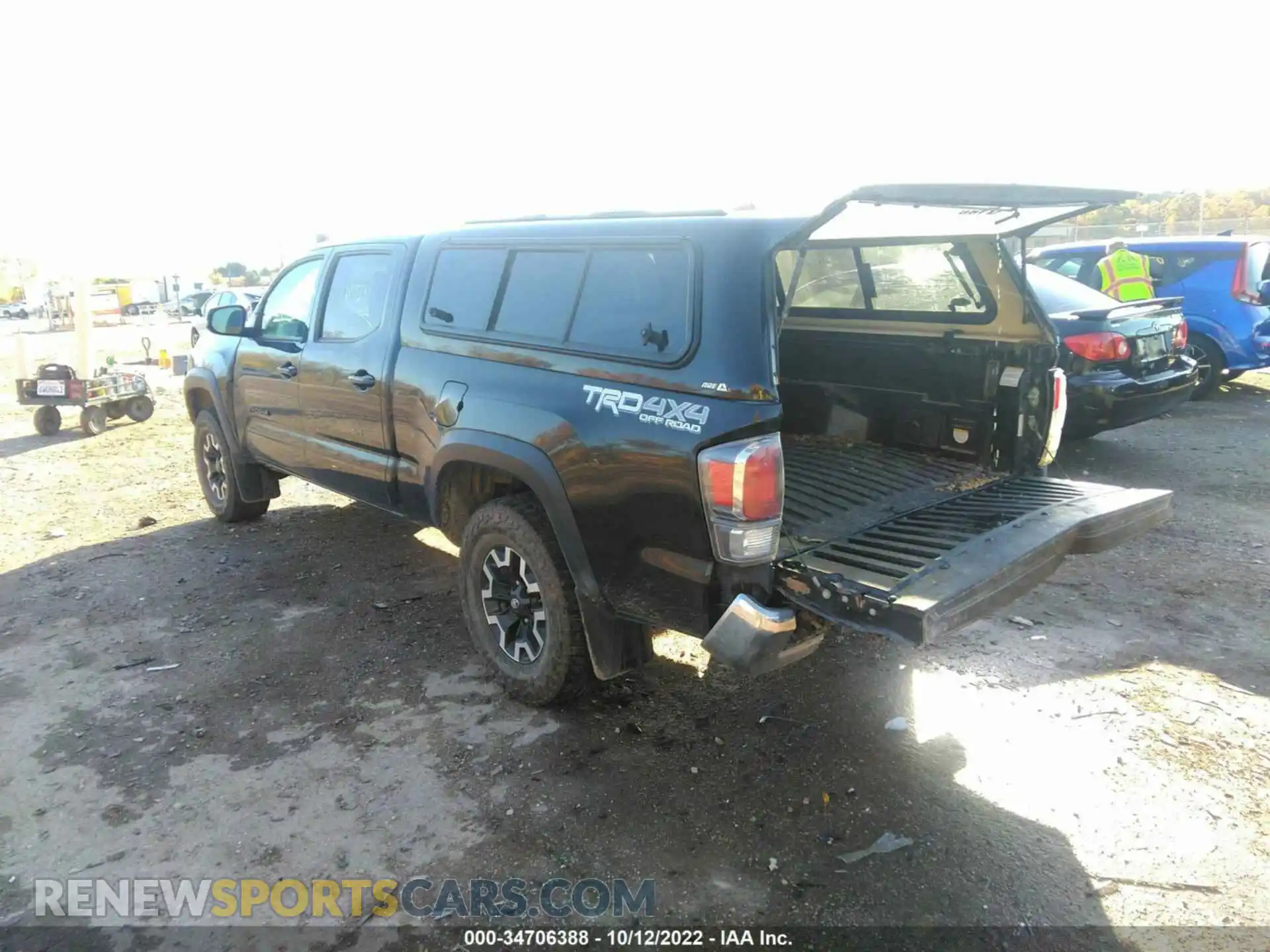3 Фотография поврежденного автомобиля 3TMDZ5BNXMM102678 TOYOTA TACOMA 4WD 2021