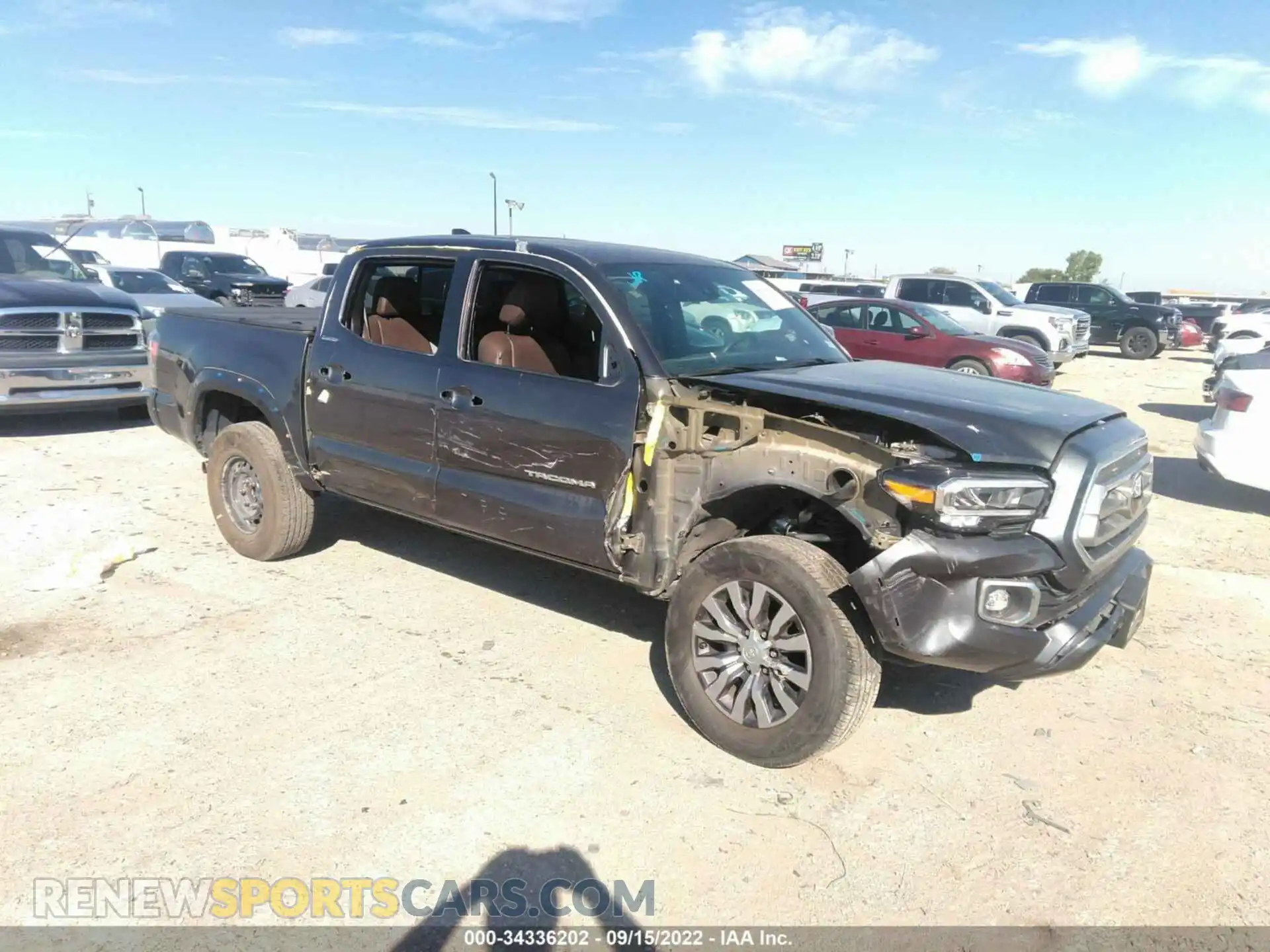 1 fotografías del automóvil dañado 3TMGZ5AN8MM388822 TOYOTA TACOMA 4WD 2021