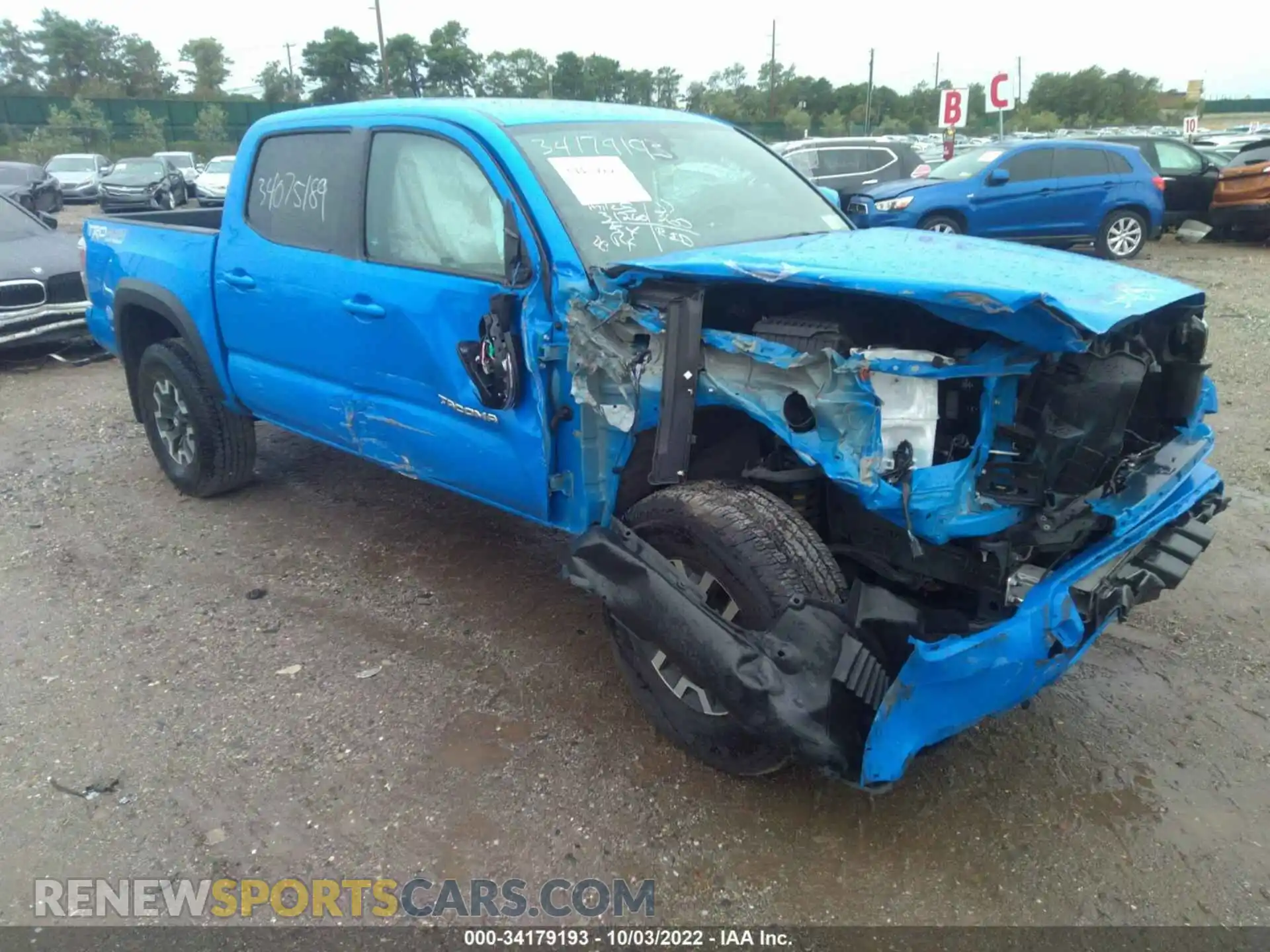 1 fotografías del automóvil dañado 3TYCZ5AN1MT020985 TOYOTA TACOMA 4WD 2021