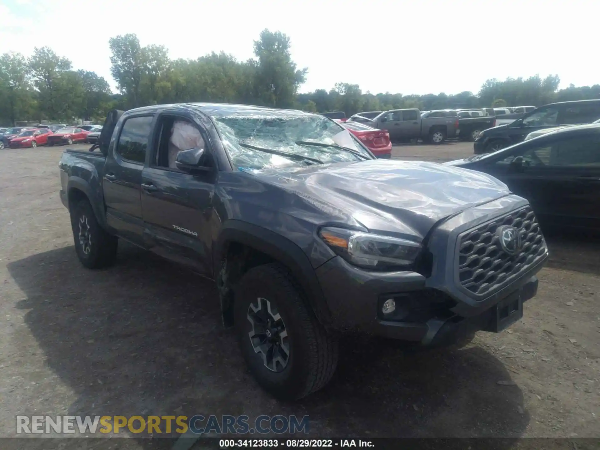 1 fotografías del automóvil dañado 3TYCZ5AN1MT044915 TOYOTA TACOMA 4WD 2021