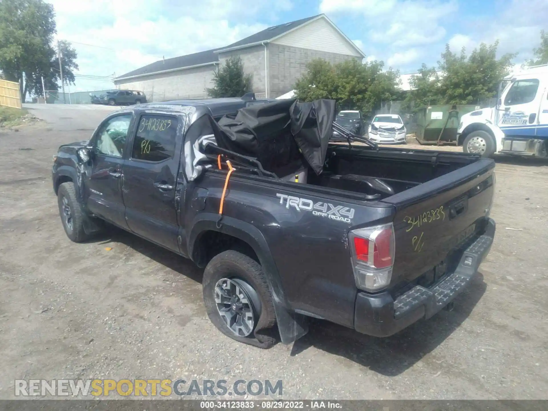 3 fotografías del automóvil dañado 3TYCZ5AN1MT044915 TOYOTA TACOMA 4WD 2021
