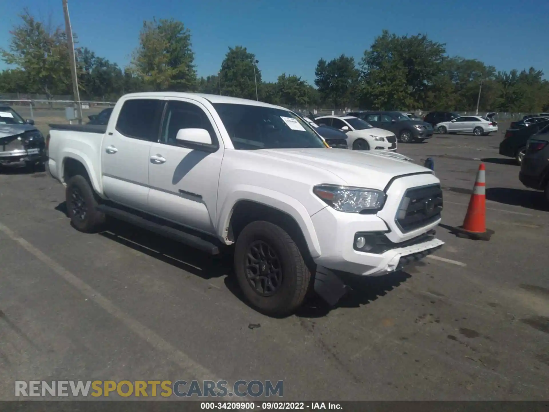 1 fotografías del automóvil dañado 3TYCZ5AN8MT015508 TOYOTA TACOMA 4WD 2021