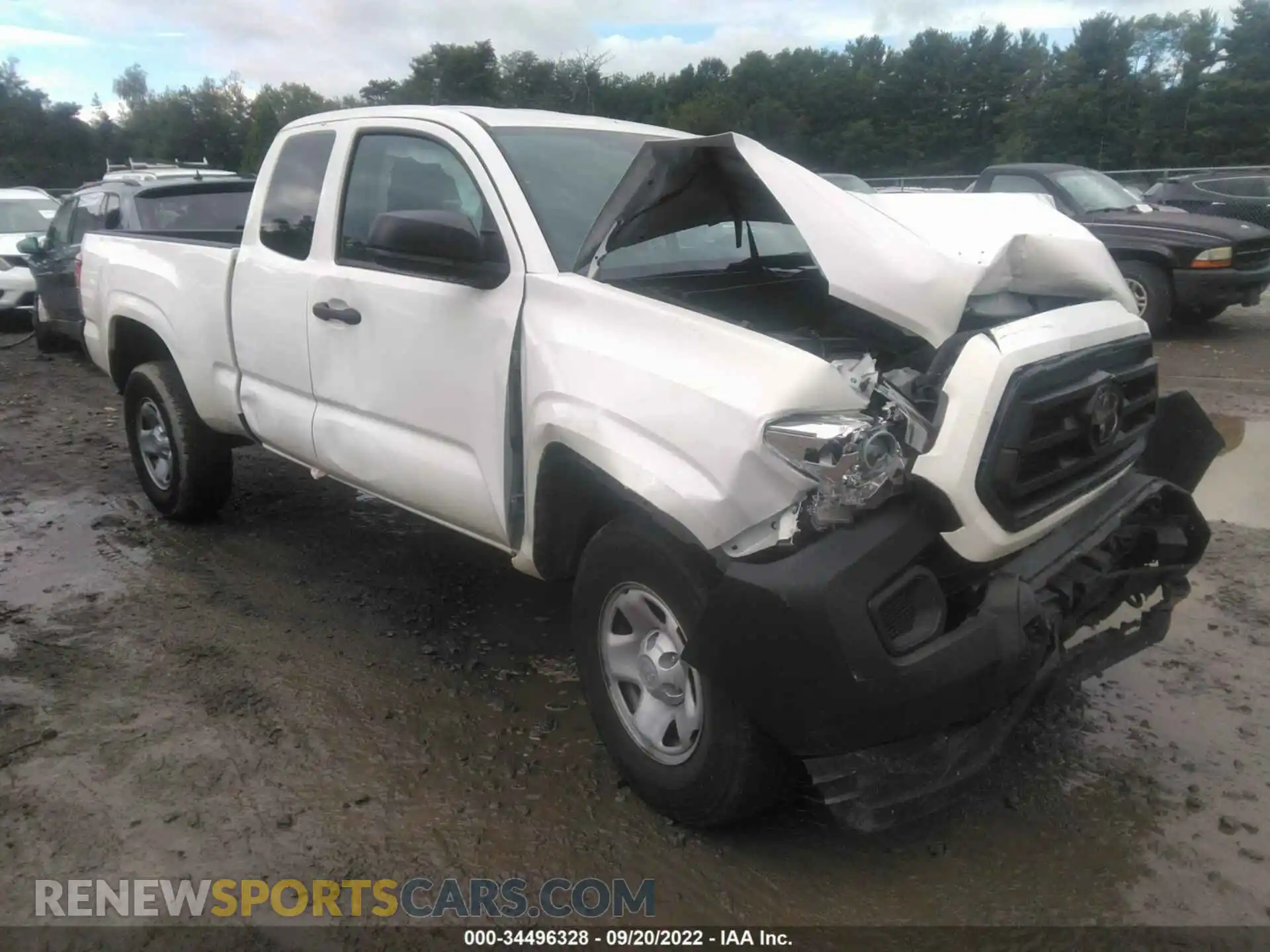 1 Фотография поврежденного автомобиля 3TYSX5EN7MT003846 TOYOTA TACOMA 4WD 2021