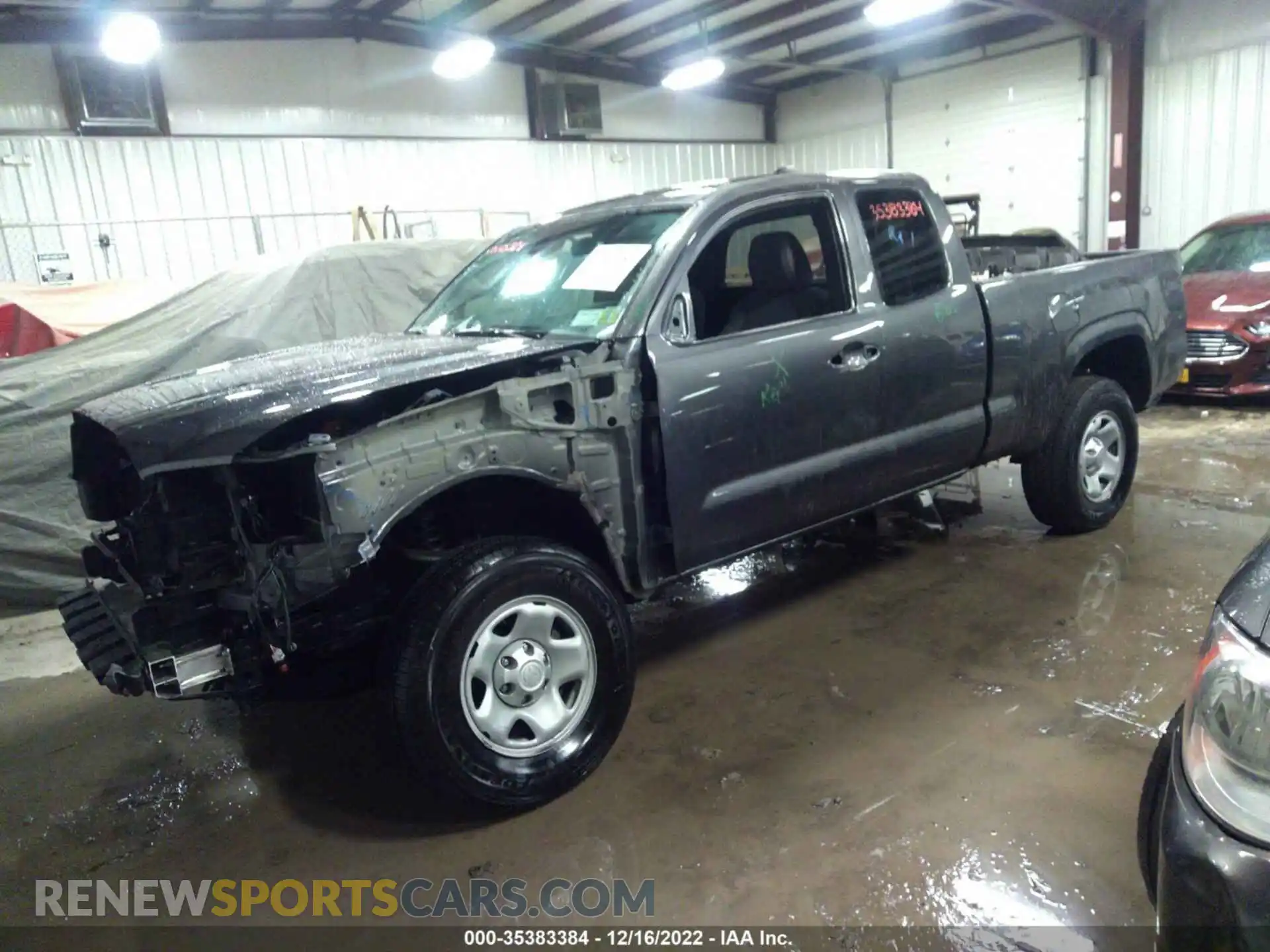 2 fotografías del automóvil dañado 3TYSX5EN7MT007864 TOYOTA TACOMA 4WD 2021