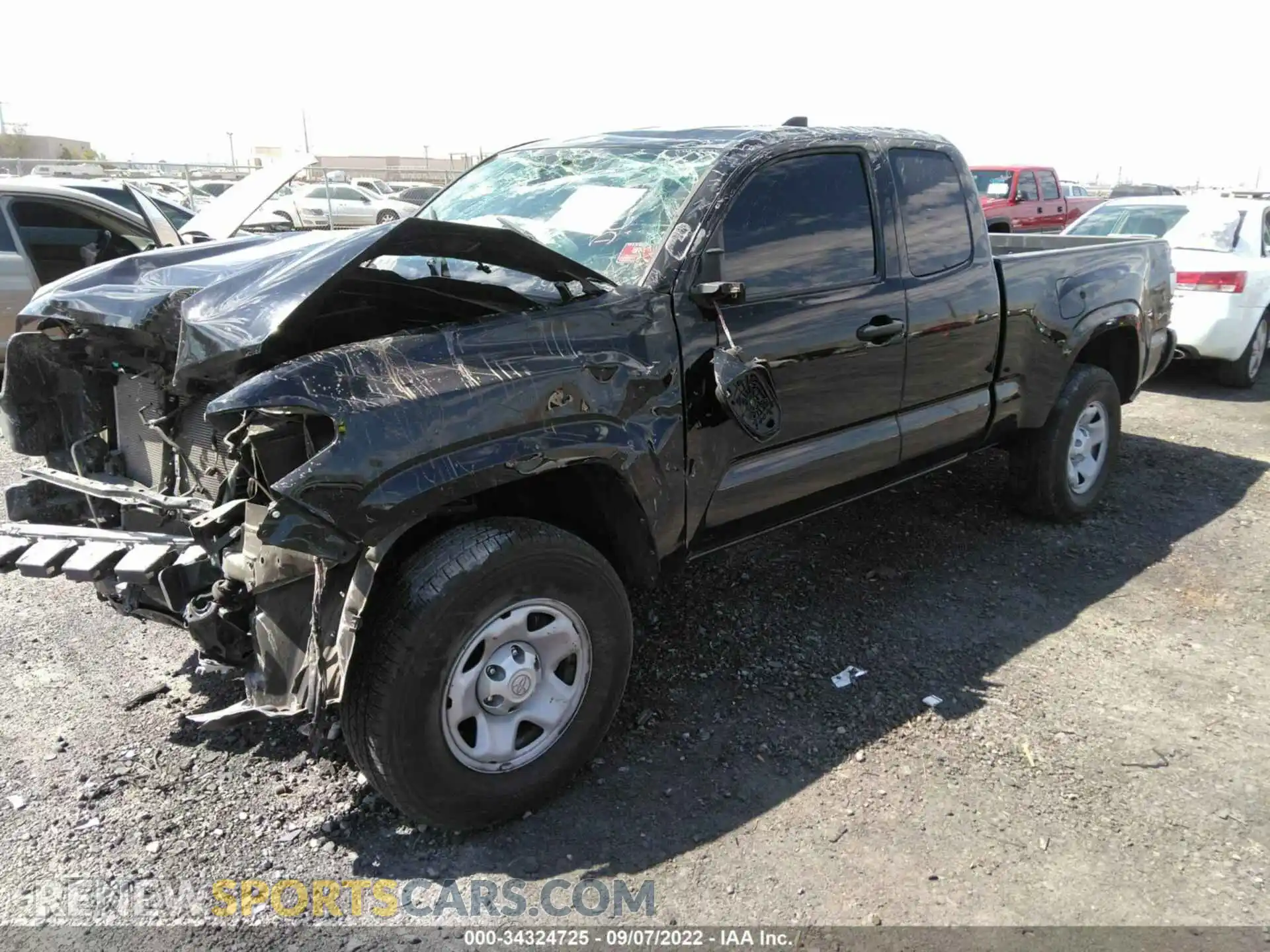 2 Фотография поврежденного автомобиля 3TYSX5EN9MT004061 TOYOTA TACOMA 4WD 2021
