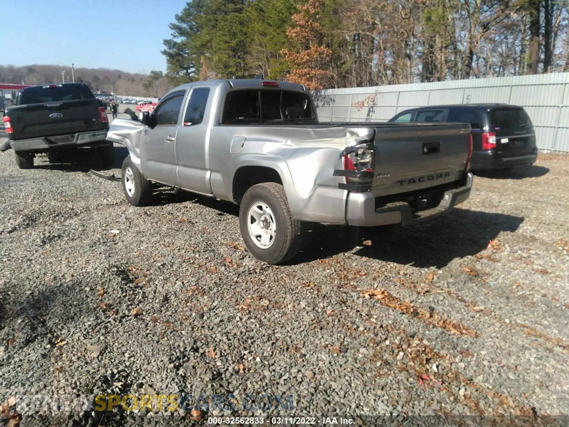 3 fotografías del automóvil dañado 3TYSX5ENXMT004134 TOYOTA TACOMA 4WD 2021