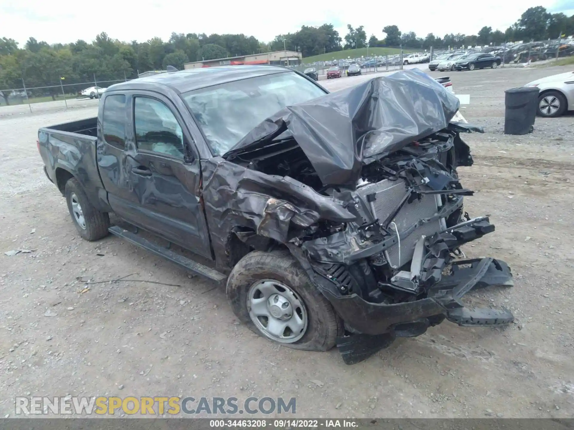 1 Фотография поврежденного автомобиля 3TYSX5ENXMT005297 TOYOTA TACOMA 4WD 2021