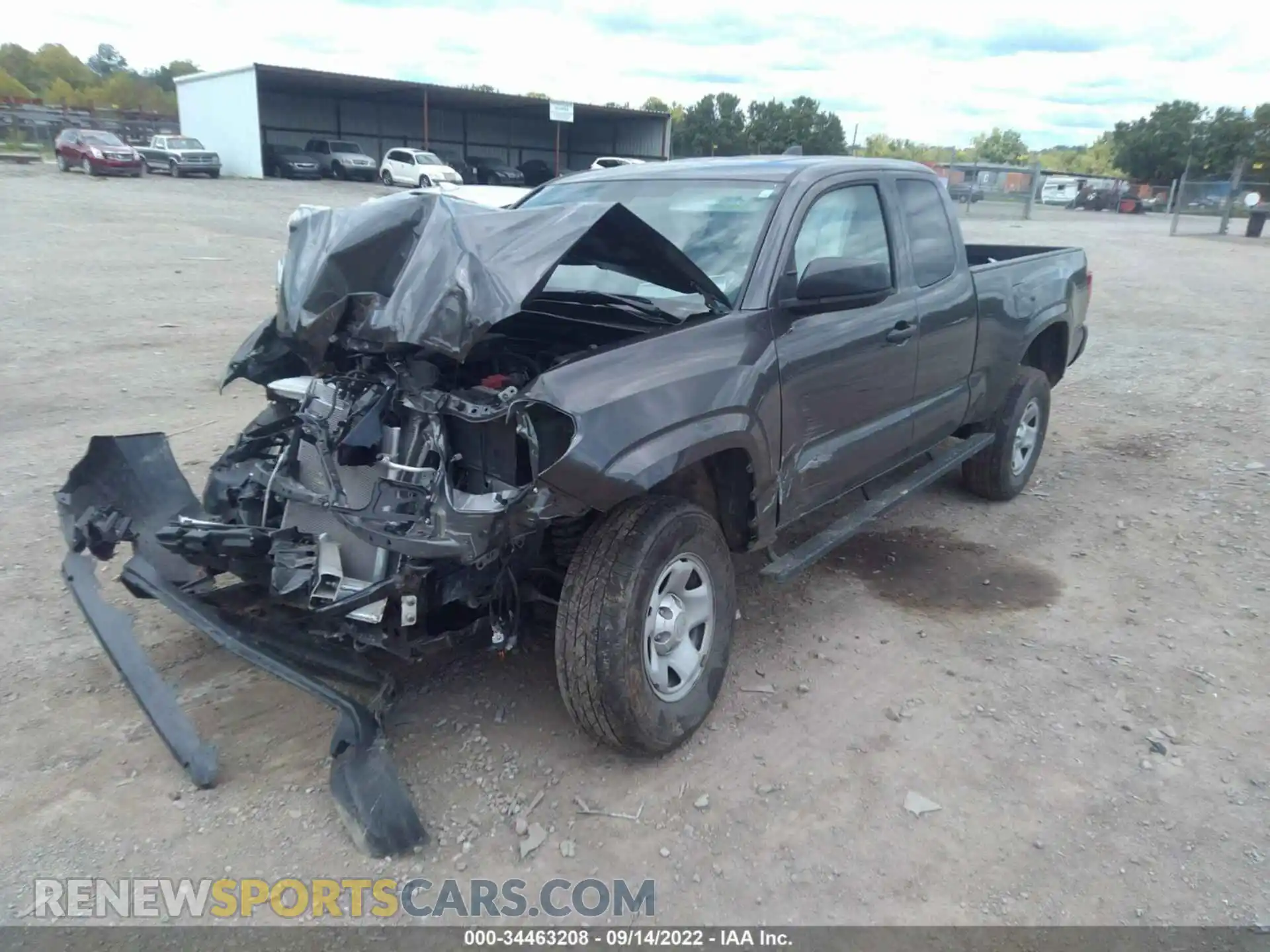 2 Фотография поврежденного автомобиля 3TYSX5ENXMT005297 TOYOTA TACOMA 4WD 2021