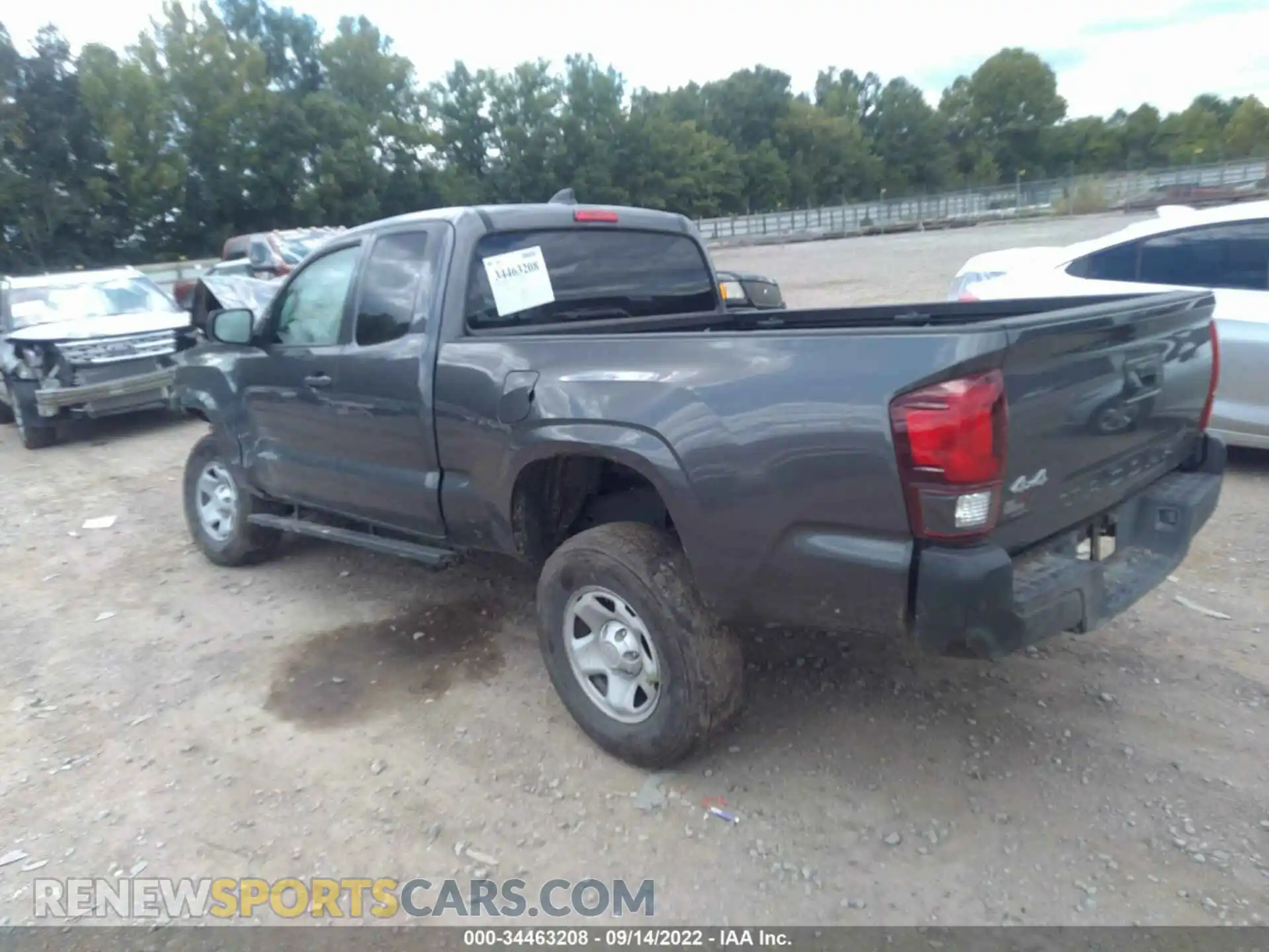 3 Фотография поврежденного автомобиля 3TYSX5ENXMT005297 TOYOTA TACOMA 4WD 2021