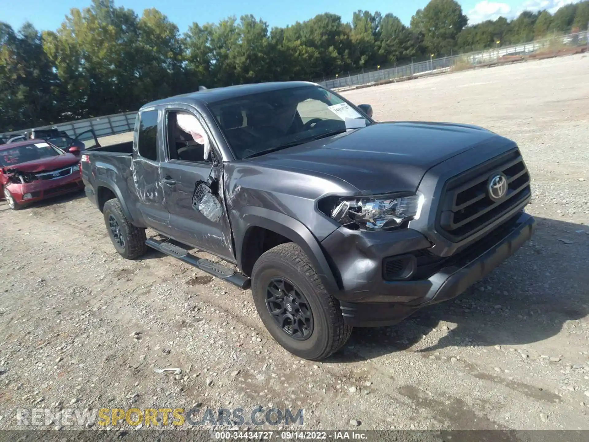 1 fotografías del automóvil dañado 3TYSZ5AN5MT009550 TOYOTA TACOMA 4WD 2021