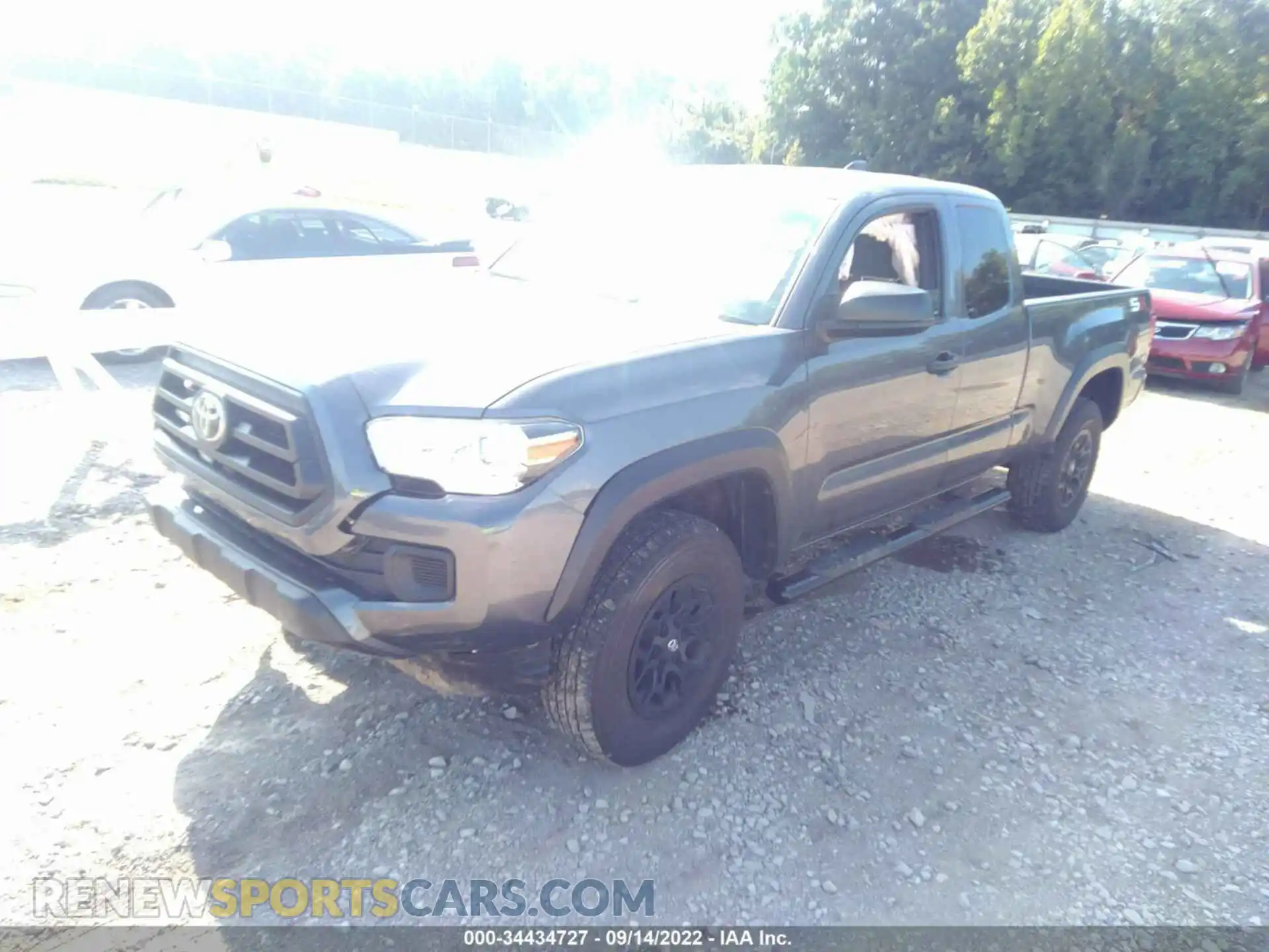 2 fotografías del automóvil dañado 3TYSZ5AN5MT009550 TOYOTA TACOMA 4WD 2021