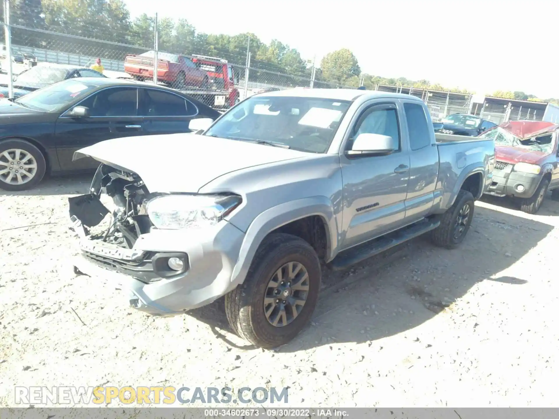 2 Фотография поврежденного автомобиля 3TYSZ5ANXMT022696 TOYOTA TACOMA 4WD 2021