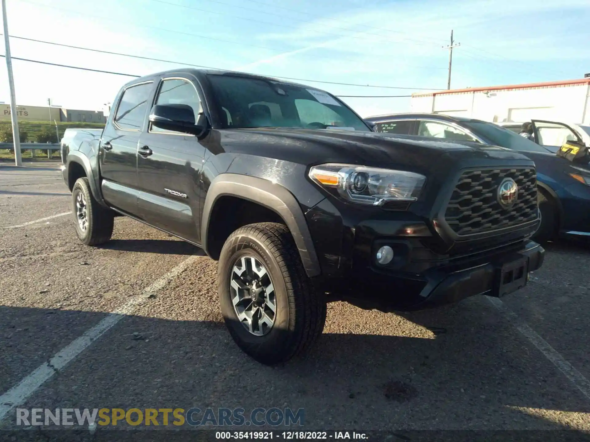 1 fotografías del automóvil dañado 5TFCZ5AN1MX268479 TOYOTA TACOMA 4WD 2021