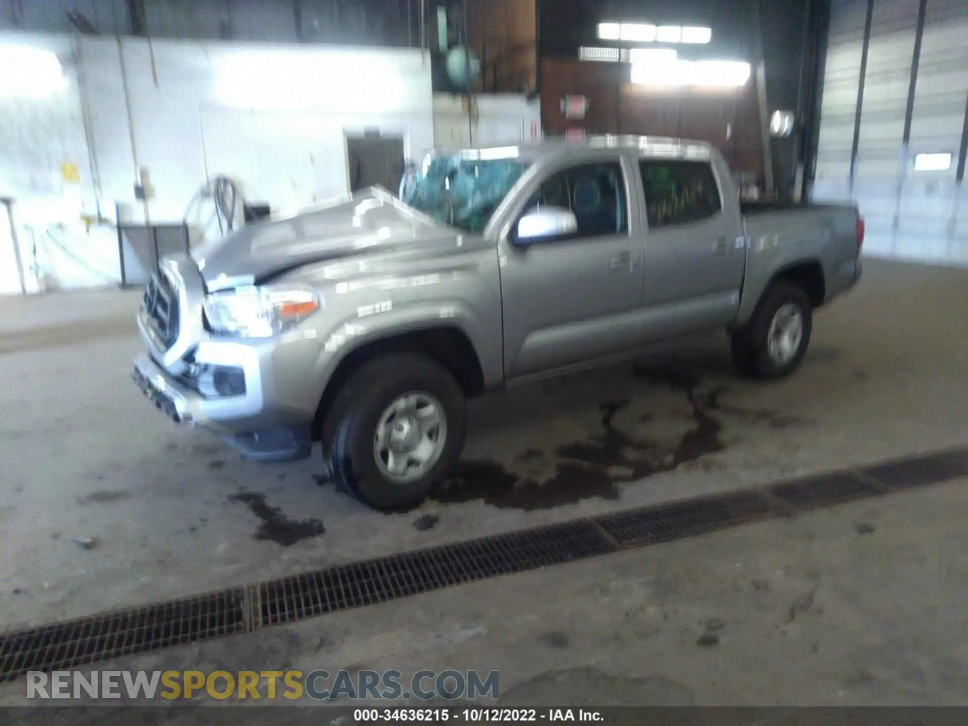 2 fotografías del automóvil dañado 5TFCZ5AN1MX282043 TOYOTA TACOMA 4WD 2021