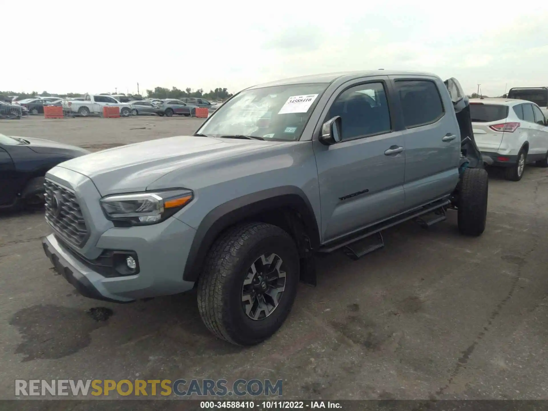 2 Фотография поврежденного автомобиля 5TFCZ5AN3MX252851 TOYOTA TACOMA 4WD 2021