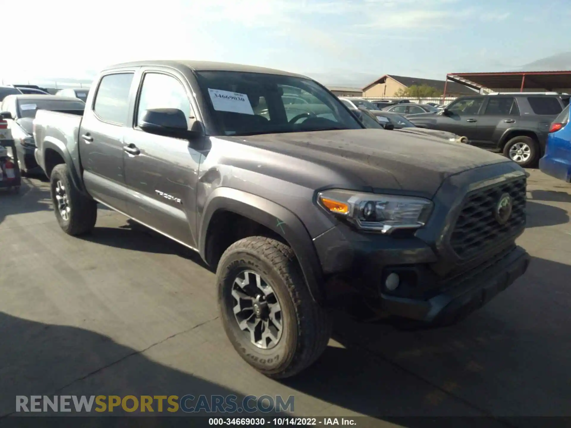 1 Фотография поврежденного автомобиля 5TFCZ5AN3MX272923 TOYOTA TACOMA 4WD 2021