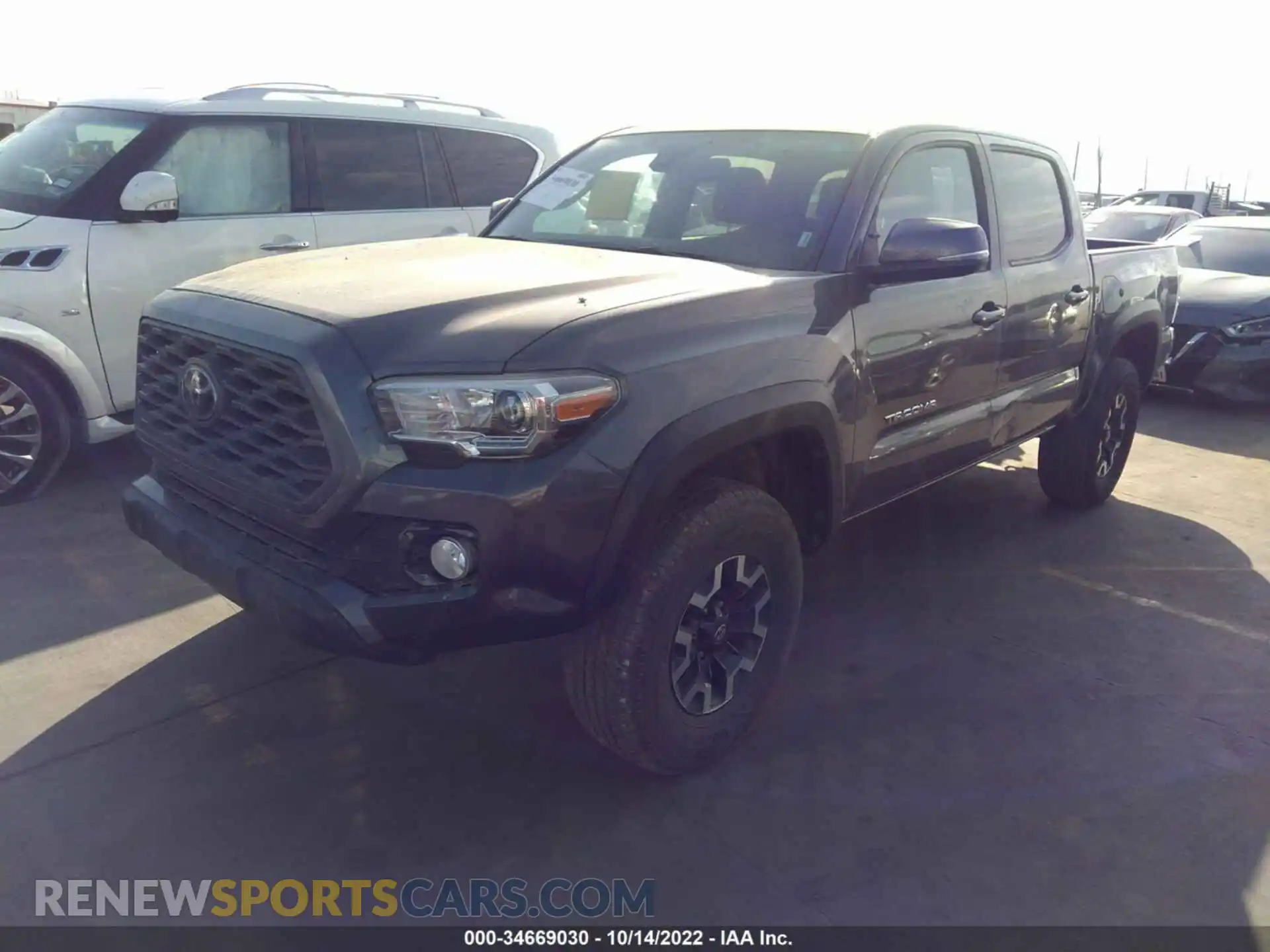 2 Фотография поврежденного автомобиля 5TFCZ5AN3MX272923 TOYOTA TACOMA 4WD 2021