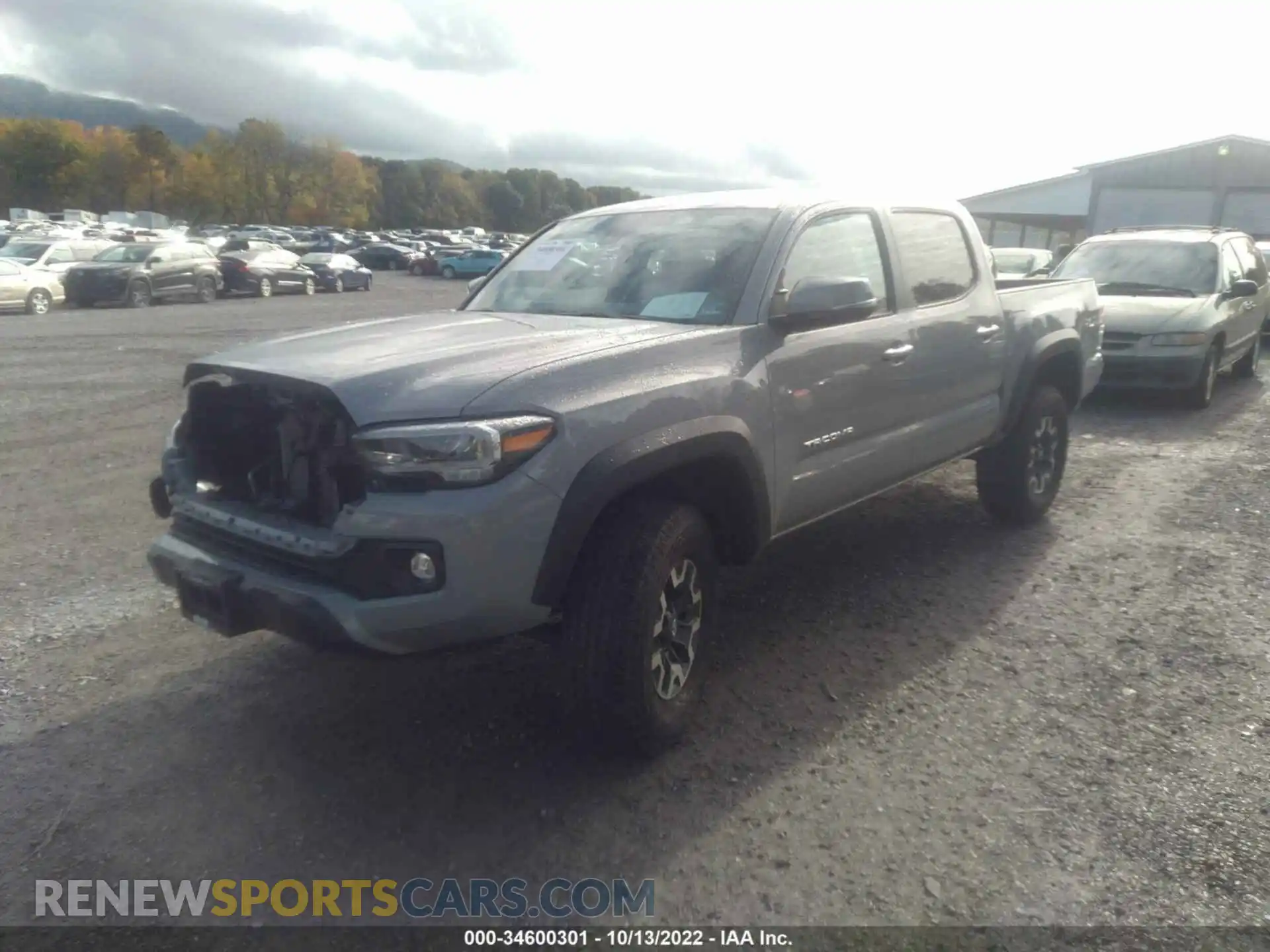 2 Фотография поврежденного автомобиля 5TFCZ5AN7MX252142 TOYOTA TACOMA 4WD 2021