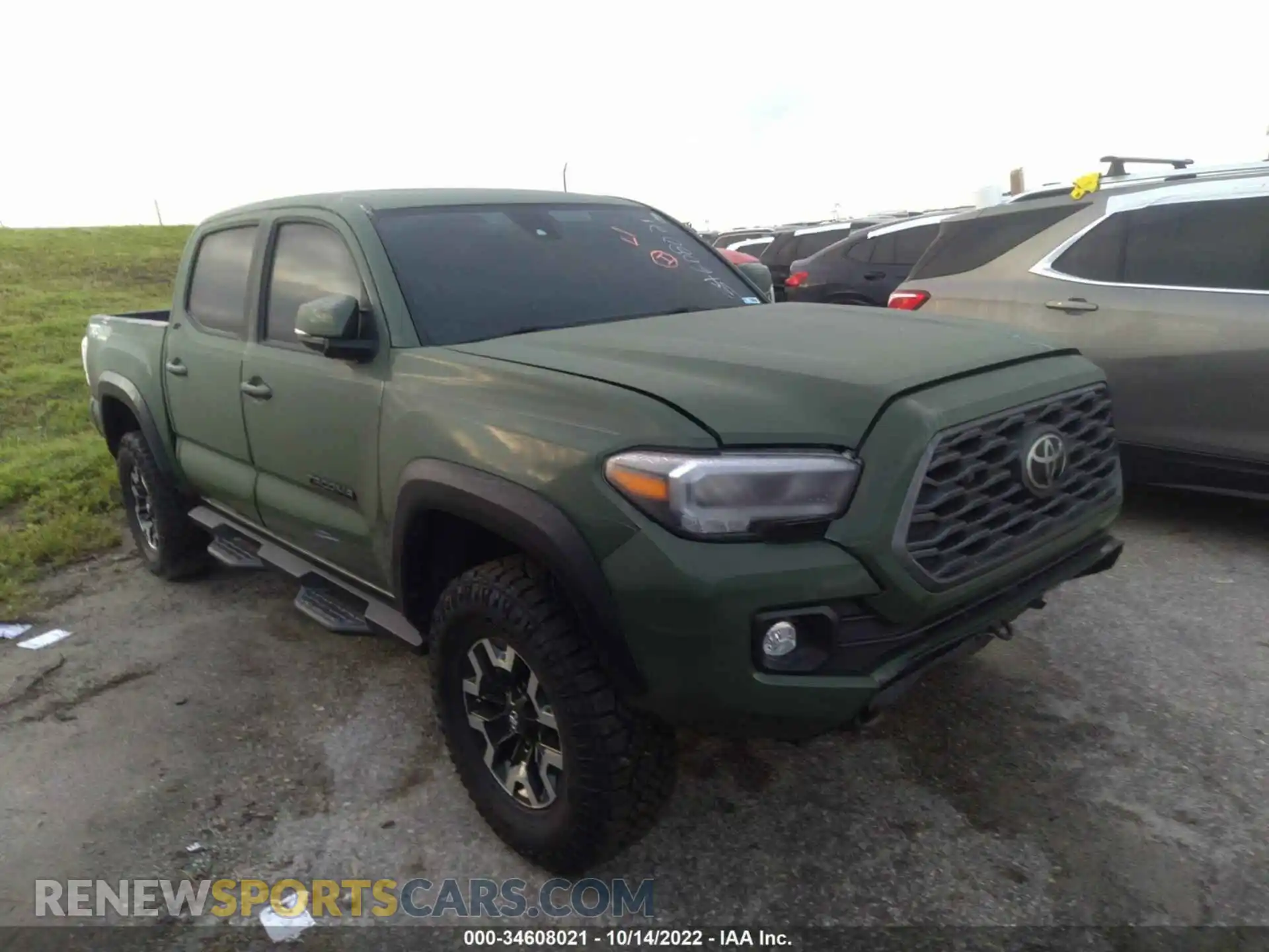 1 fotografías del automóvil dañado 5TFCZ5AN9MX245399 TOYOTA TACOMA 4WD 2021