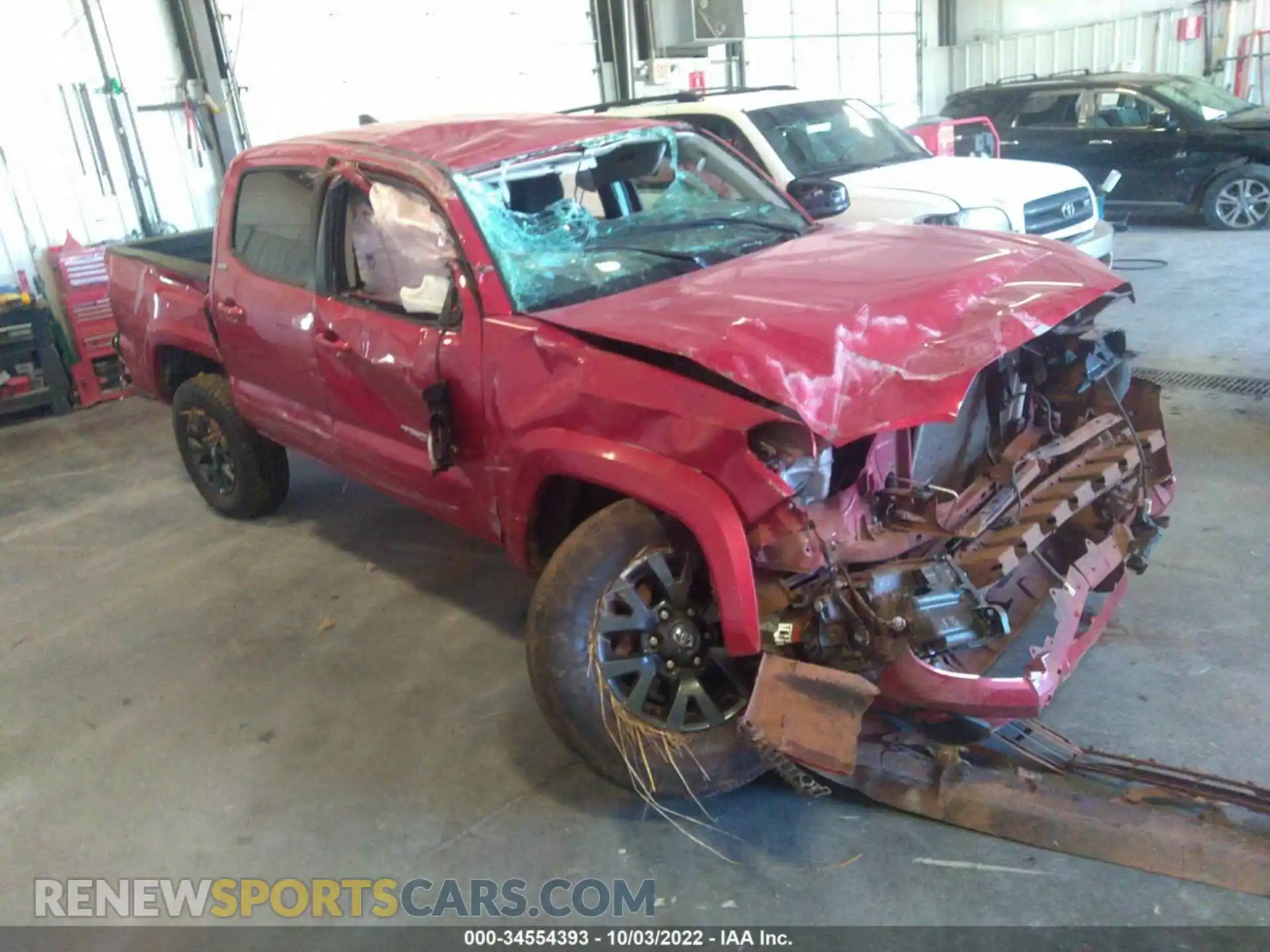 1 fotografías del automóvil dañado 5TFCZ5AN9MX276166 TOYOTA TACOMA 4WD 2021