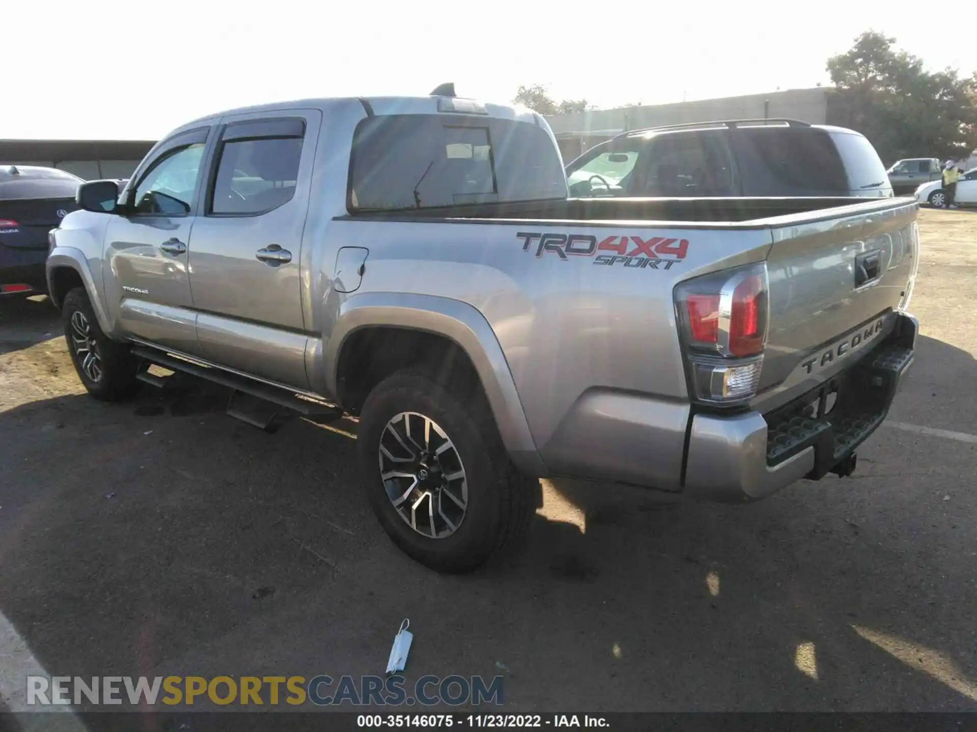 3 fotografías del automóvil dañado 5TFCZ5ANXMX266813 TOYOTA TACOMA 4WD 2021