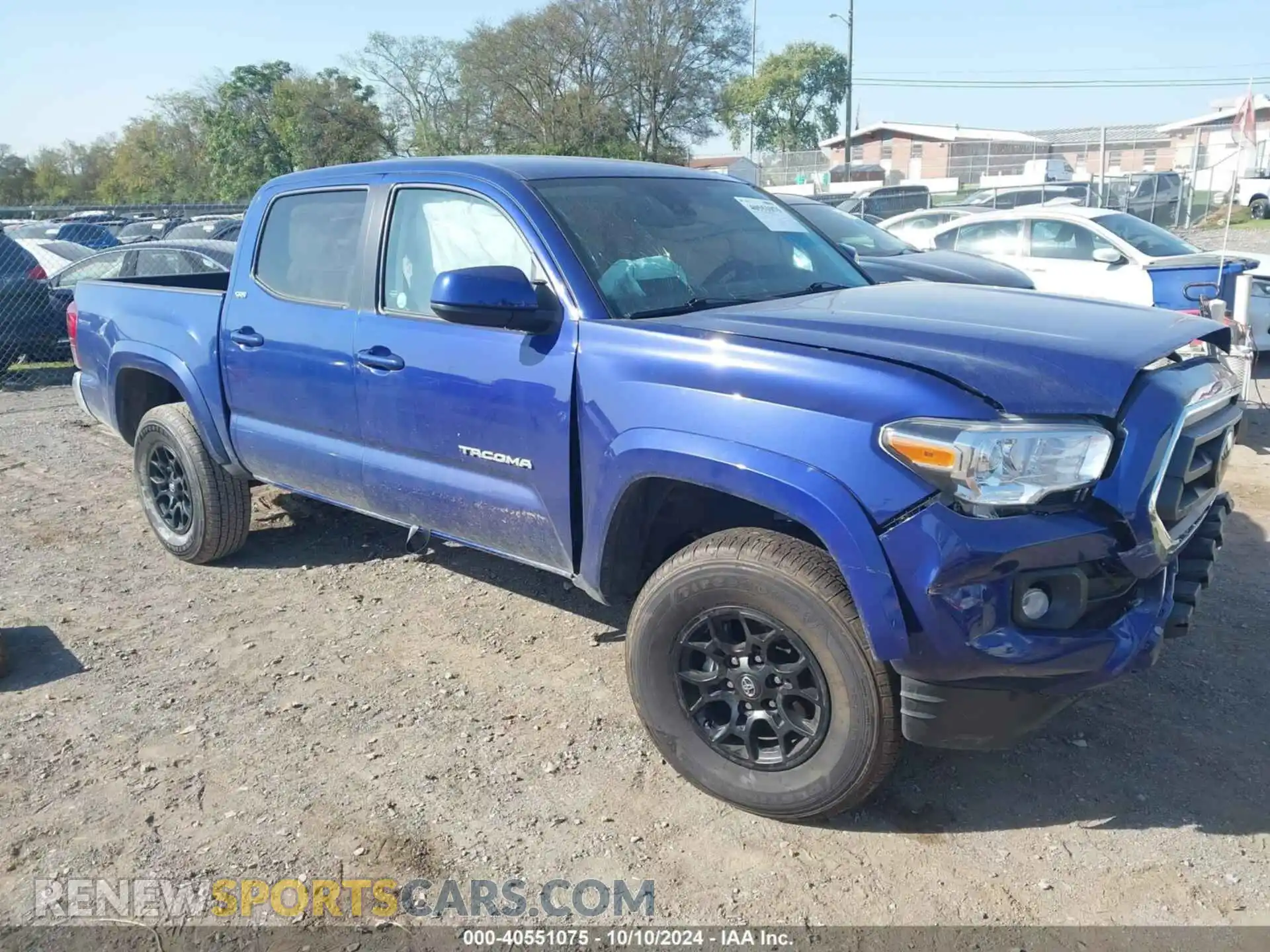 1 Photograph of a damaged car 3TMCZ5AN1NM504281 TOYOTA TACOMA 4WD 2022